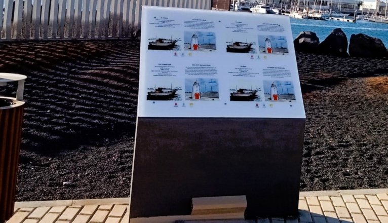 Las placas con la historia habían sido sustraídas desde hacía meses, y en estas semanas de julio han sido repuestas por el Ayuntamiento de Arrecife, bajo una decisión del alcalde(1)