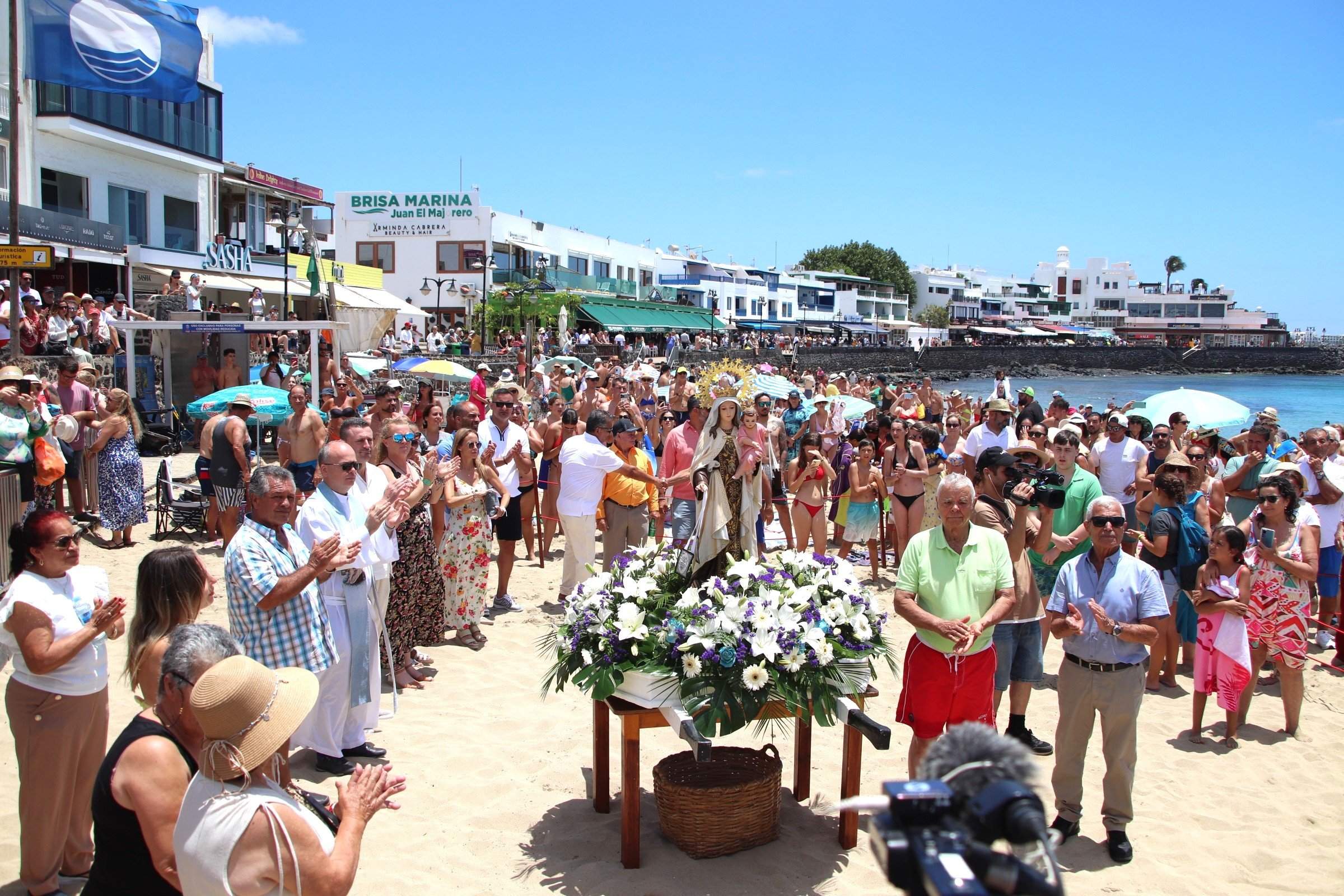Procesión marítima de honra a la Virgen del Carmen