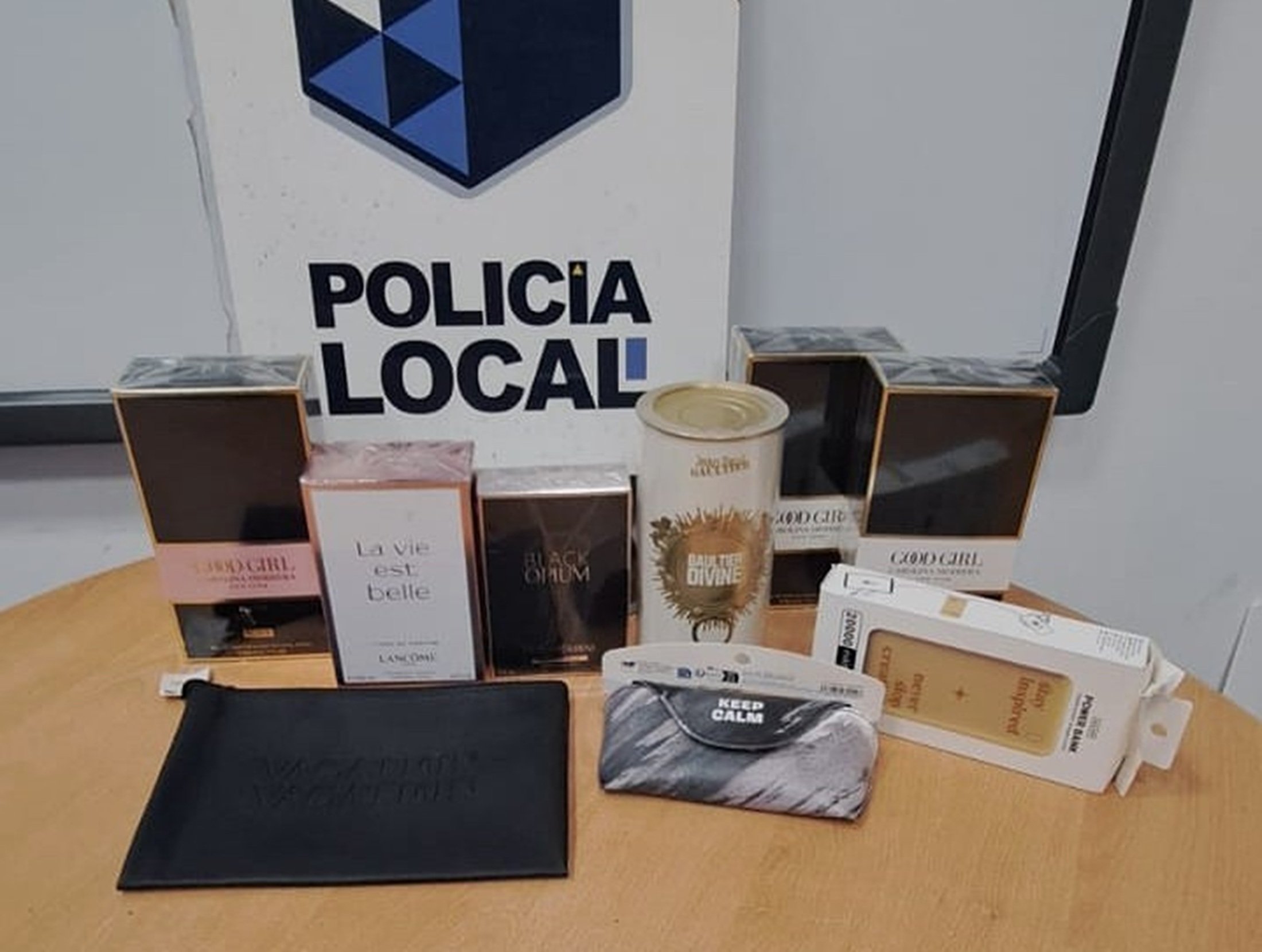 algunos de los productos sustraídosv