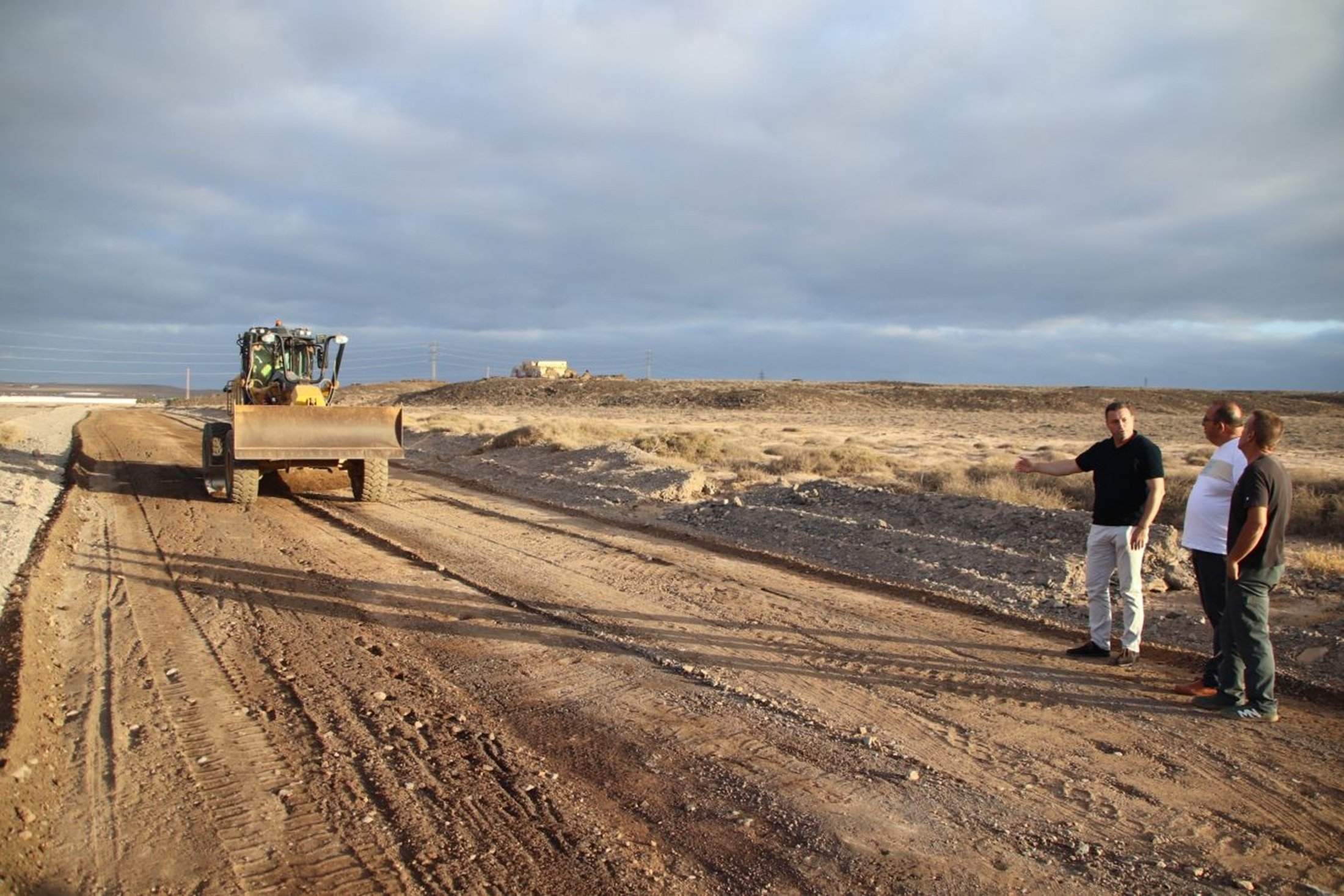 Mejoras en el camino de Papagayo