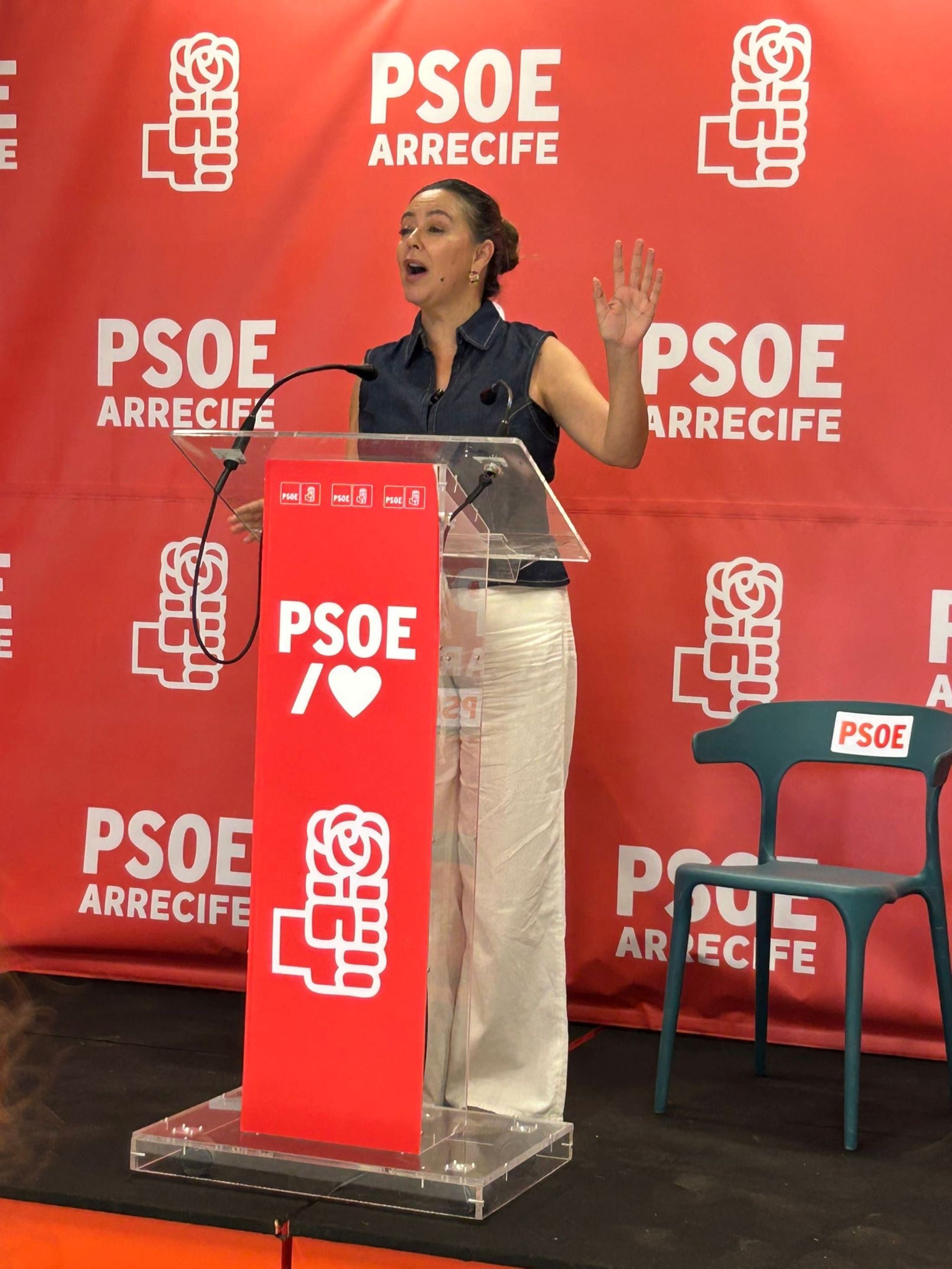 María Dolores Corujo, secretaria del PSOE en Lanzarote