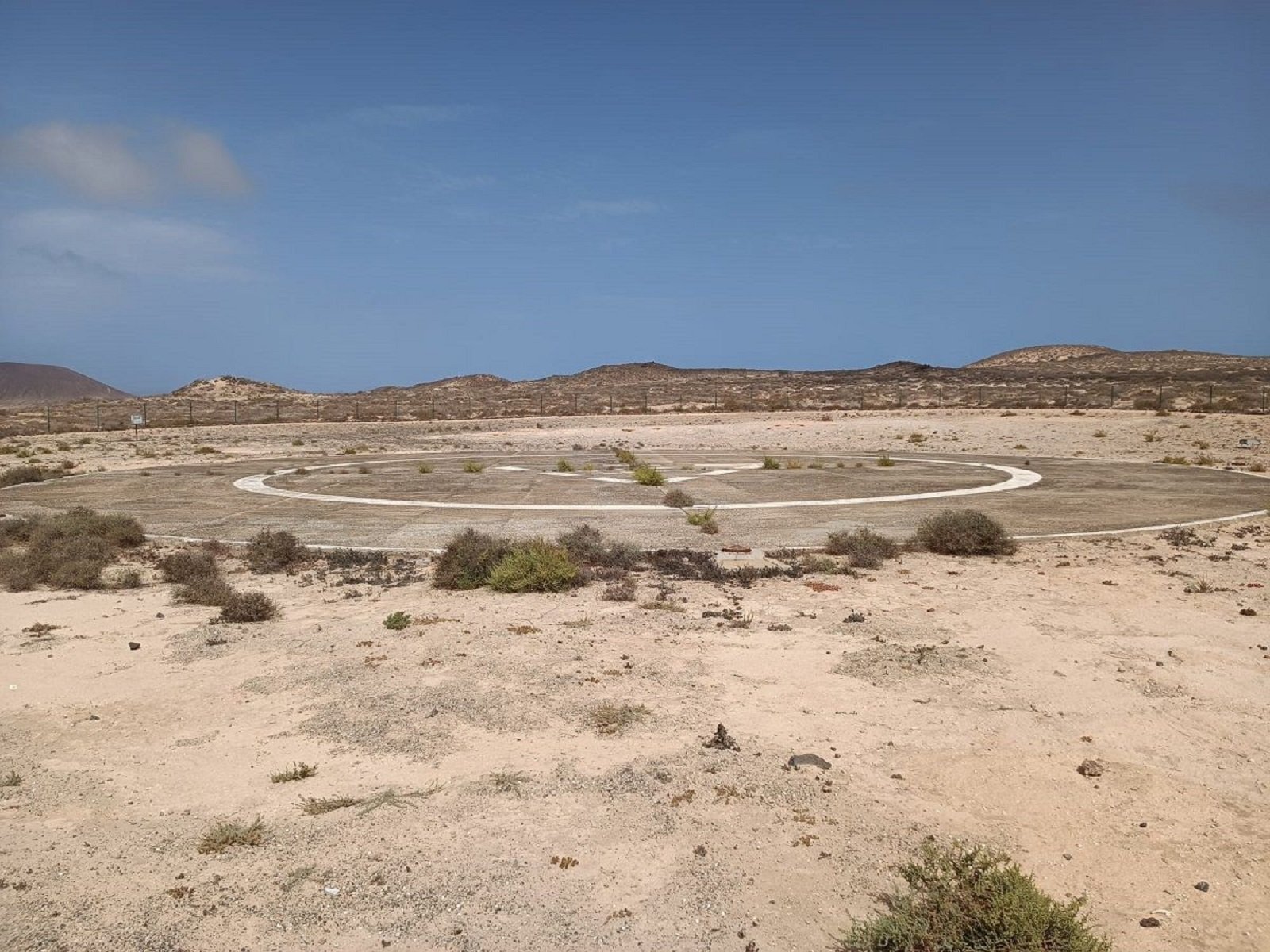 El Helipuerto de La Graciosa en una imagen de archivo
