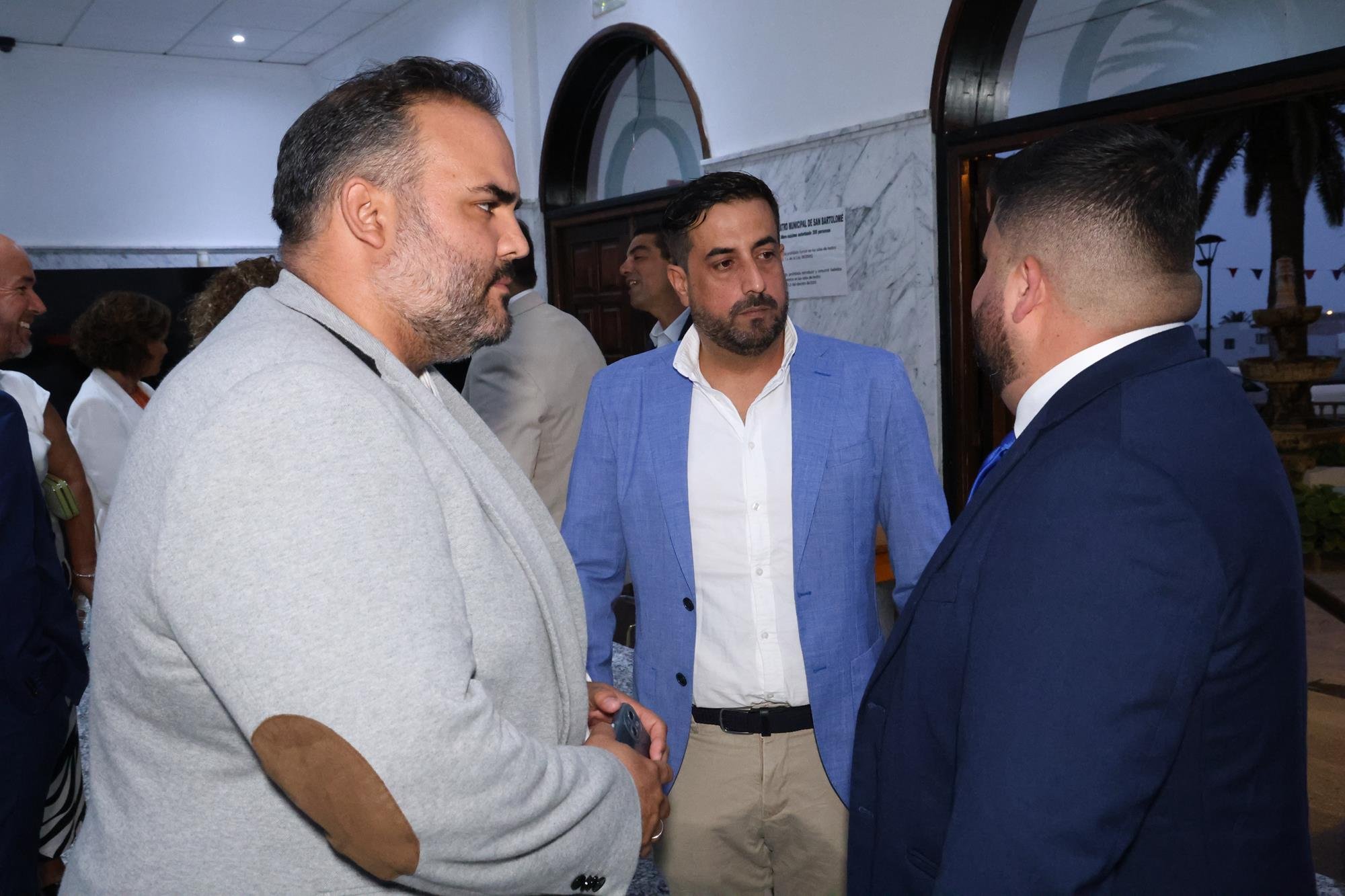 Pregón de las fiestas de San Bartolomé. Fotos: La Voz.