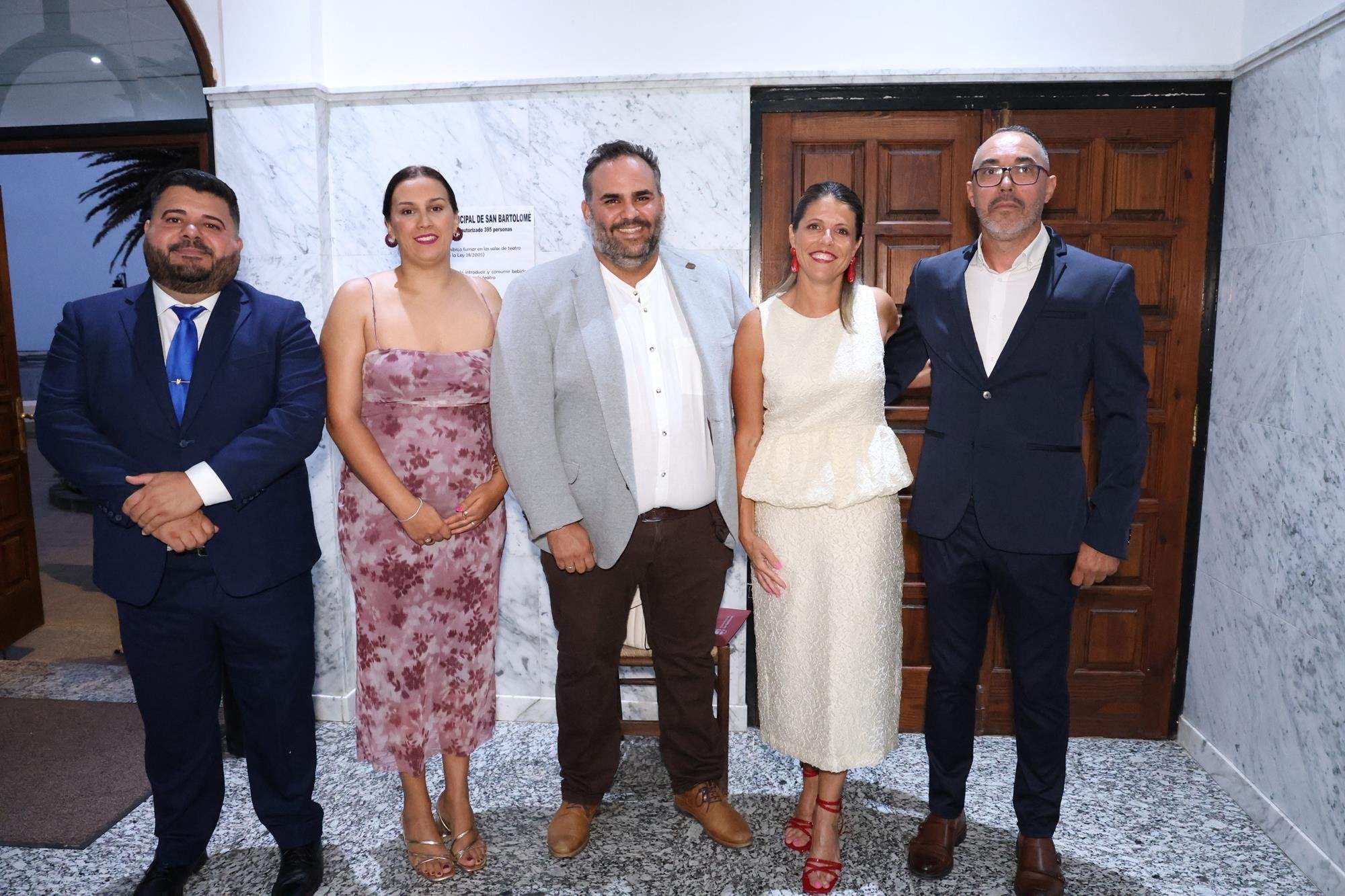 Pregón de las fiestas de San Bartolomé. Fotos: La Voz.