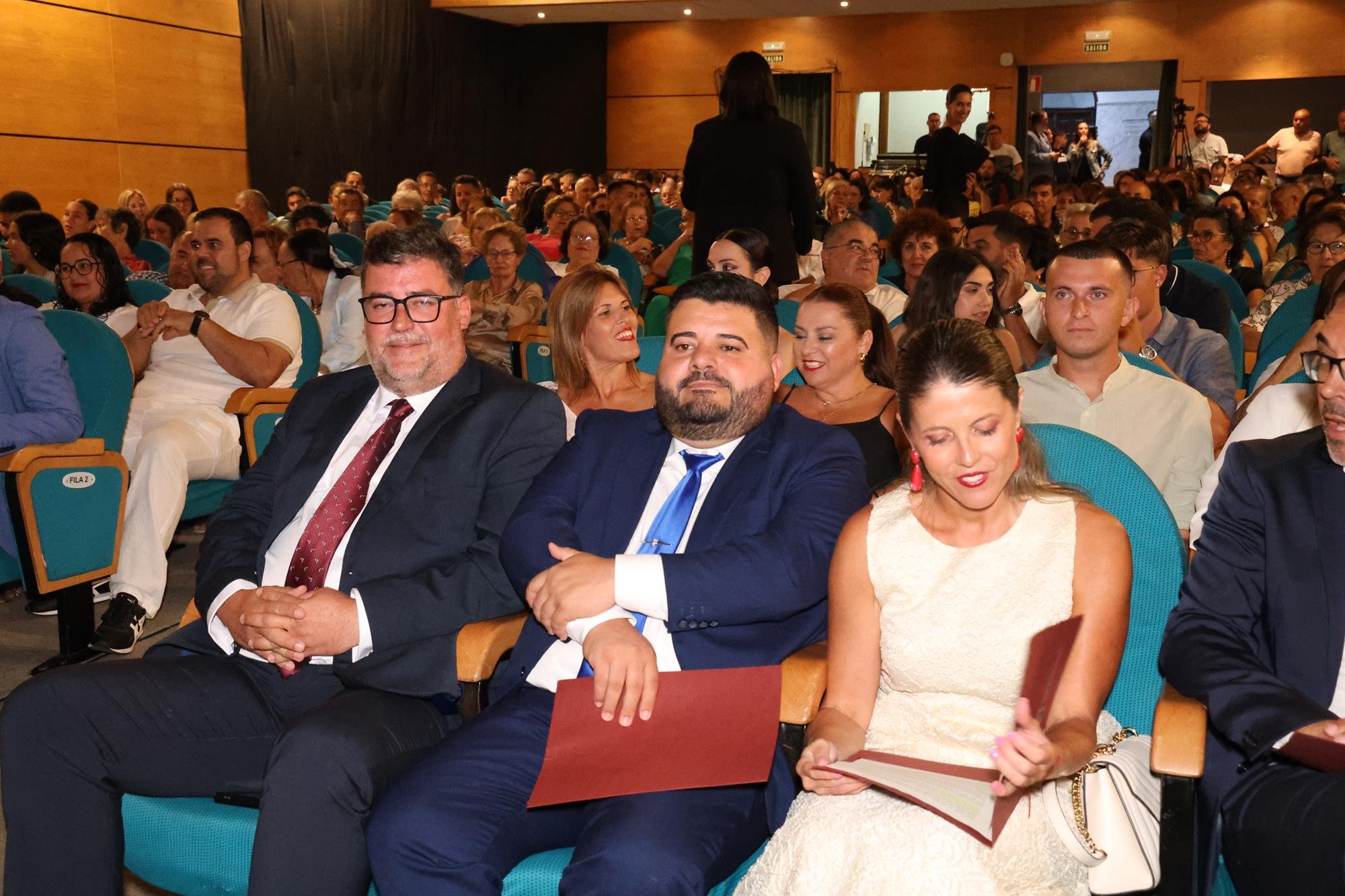 Pregón de las fiestas de San Bartolomé. Fotos: La Voz.