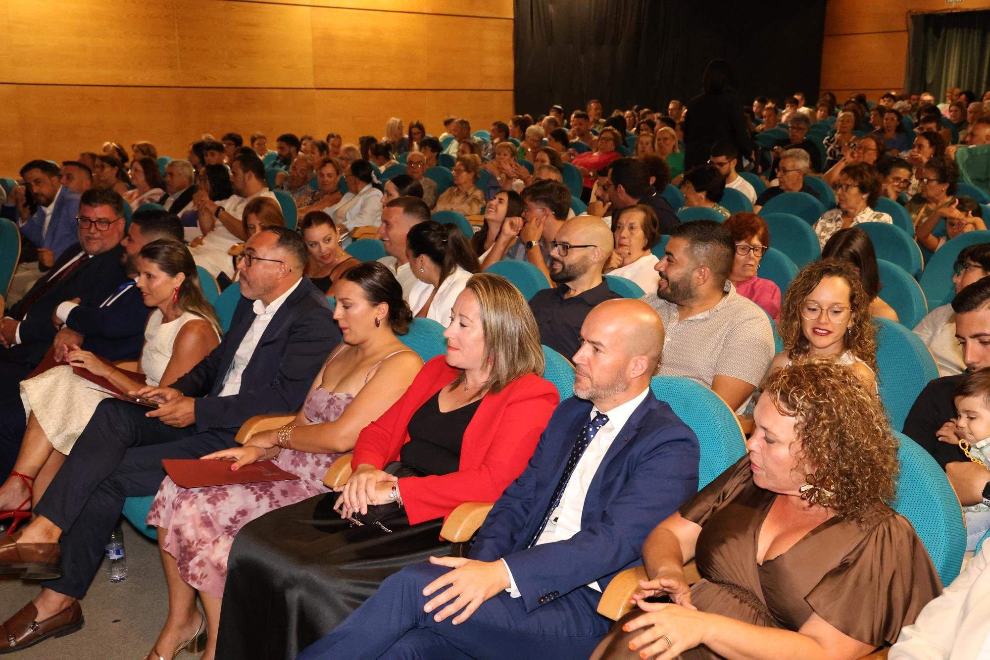 Pregón de las fiestas de San Bartolomé. Fotos: La Voz.