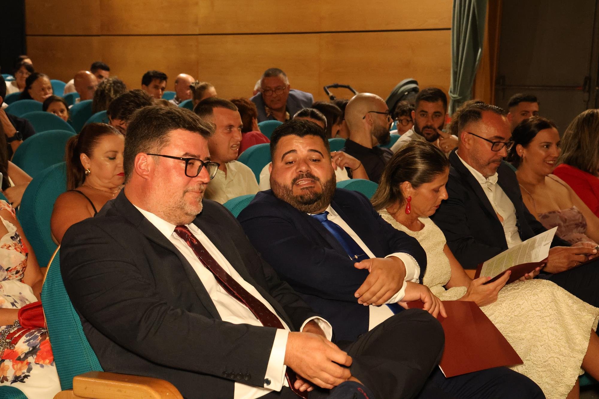 Pregón de las fiestas de San Bartolomé. Fotos: La Voz.