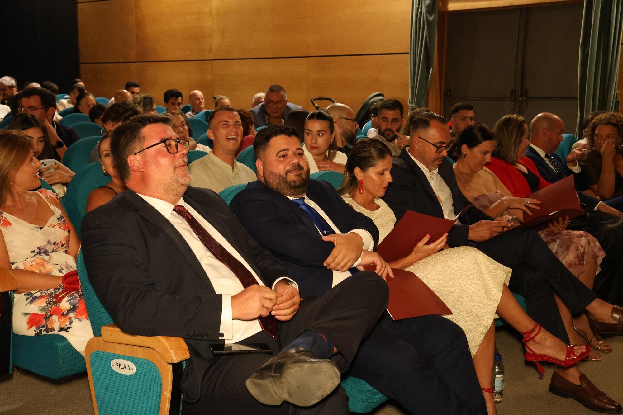 Pregón de las fiestas de San Bartolomé. Fotos: La Voz.