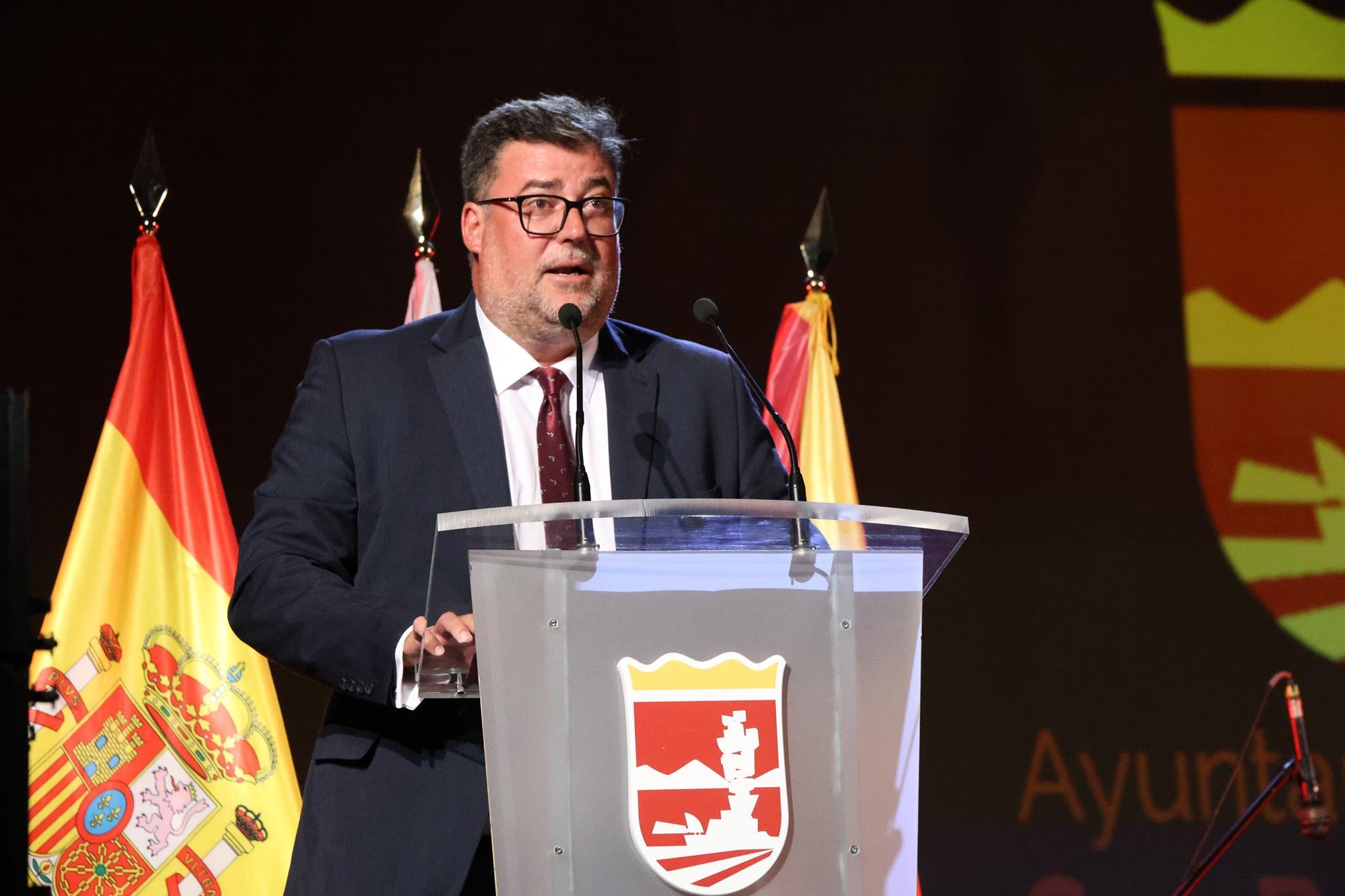 Pregón de las fiestas de San Bartolomé. Fotos: La Voz.