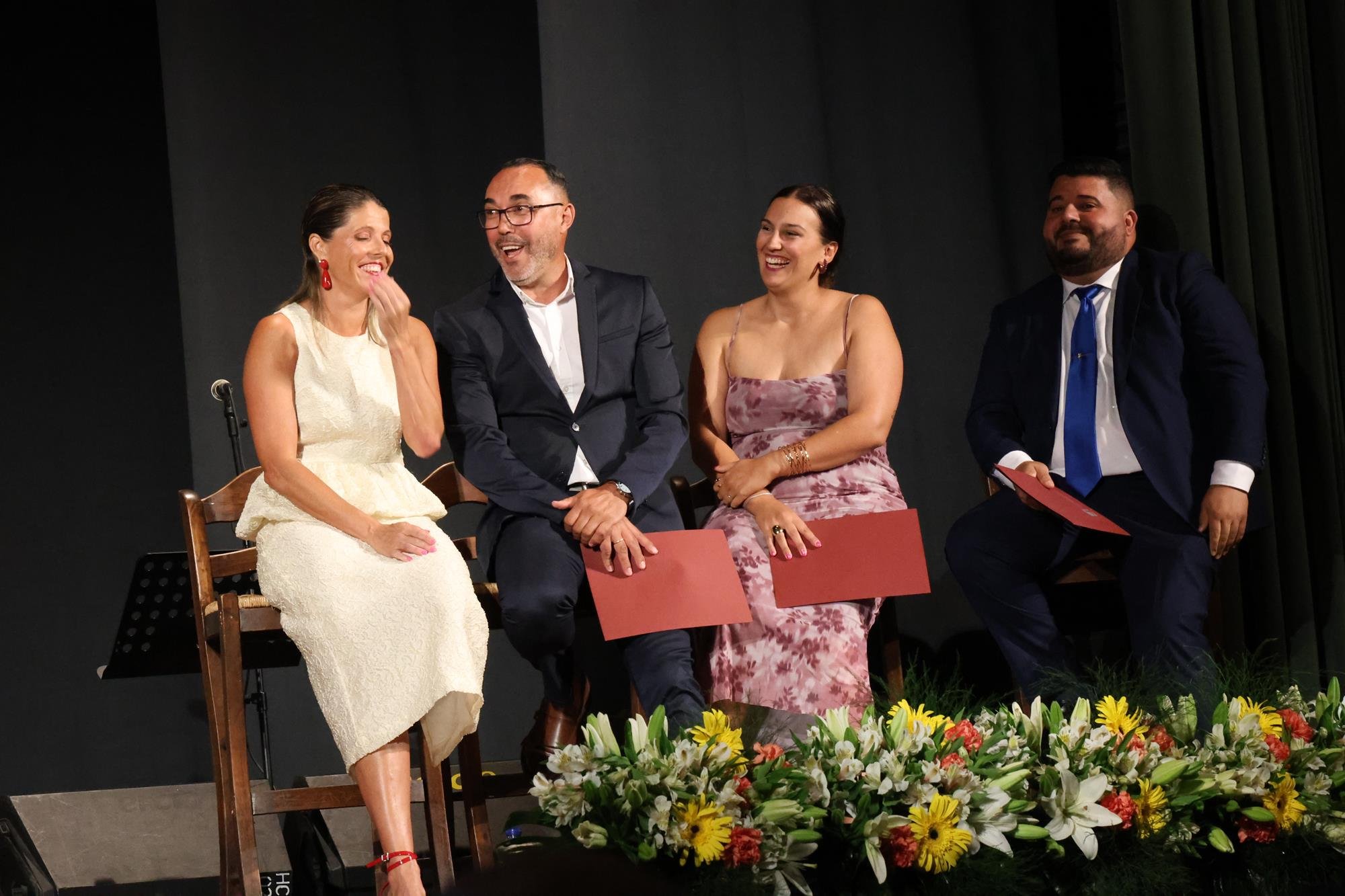 Pregón de las fiestas de San Bartolomé. Fotos: La Voz.