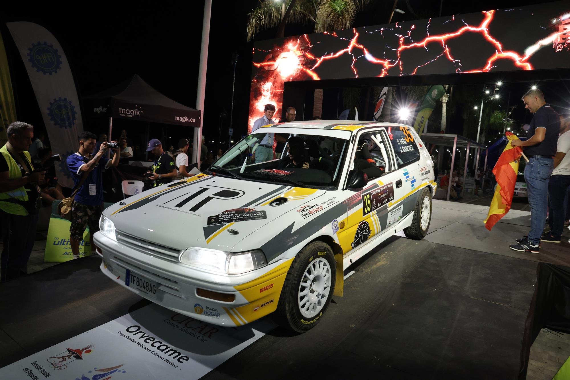 27 Rally Isla de Los Volcanes, viernes 8 de agosto 2025