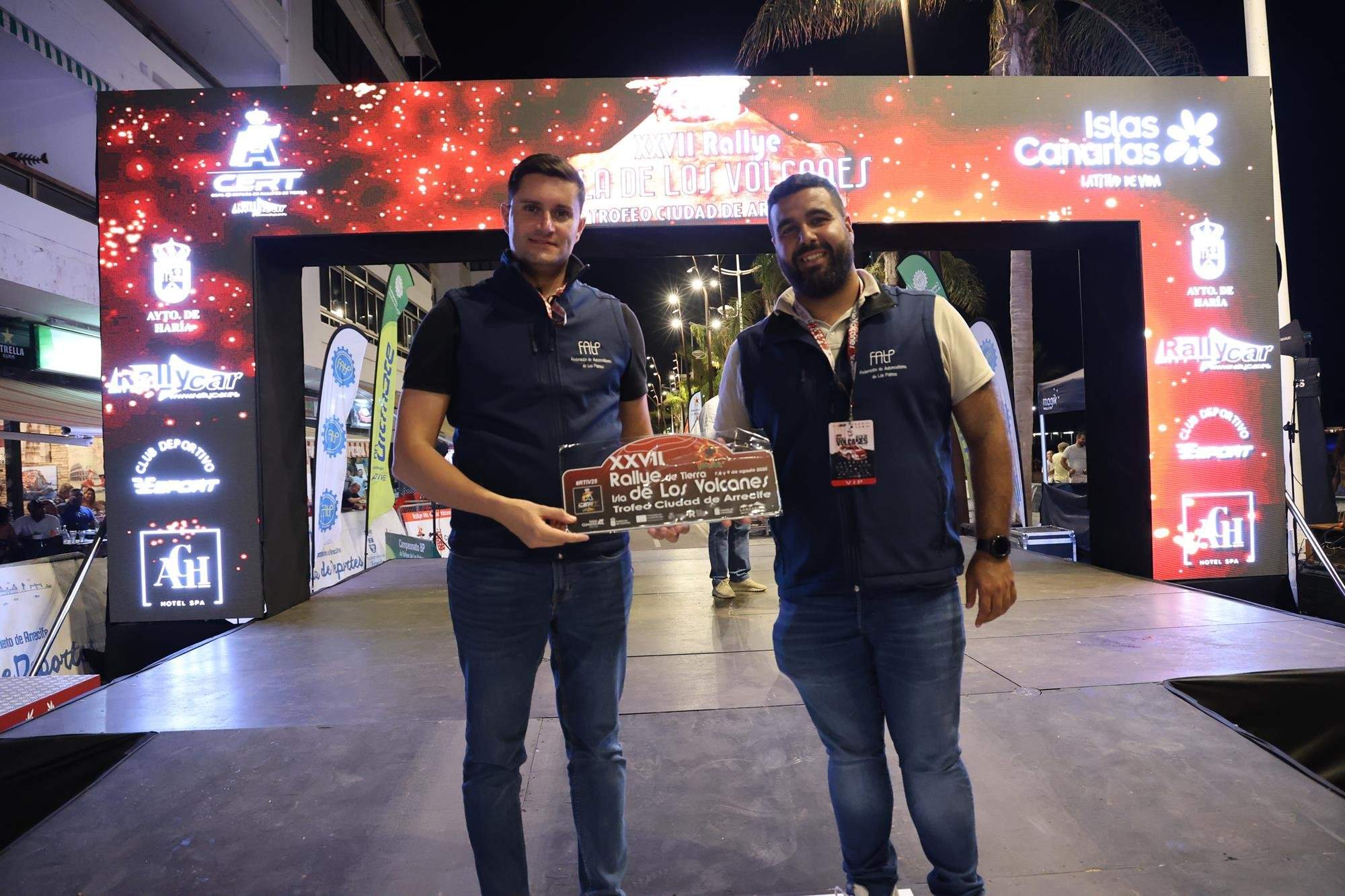 27 Rally Isla de Los Volcanes, viernes 8 de agosto 2025