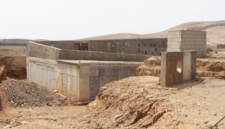 Trabajos en el yacimiento de Zonzamas. Foto: Juan Mateos
