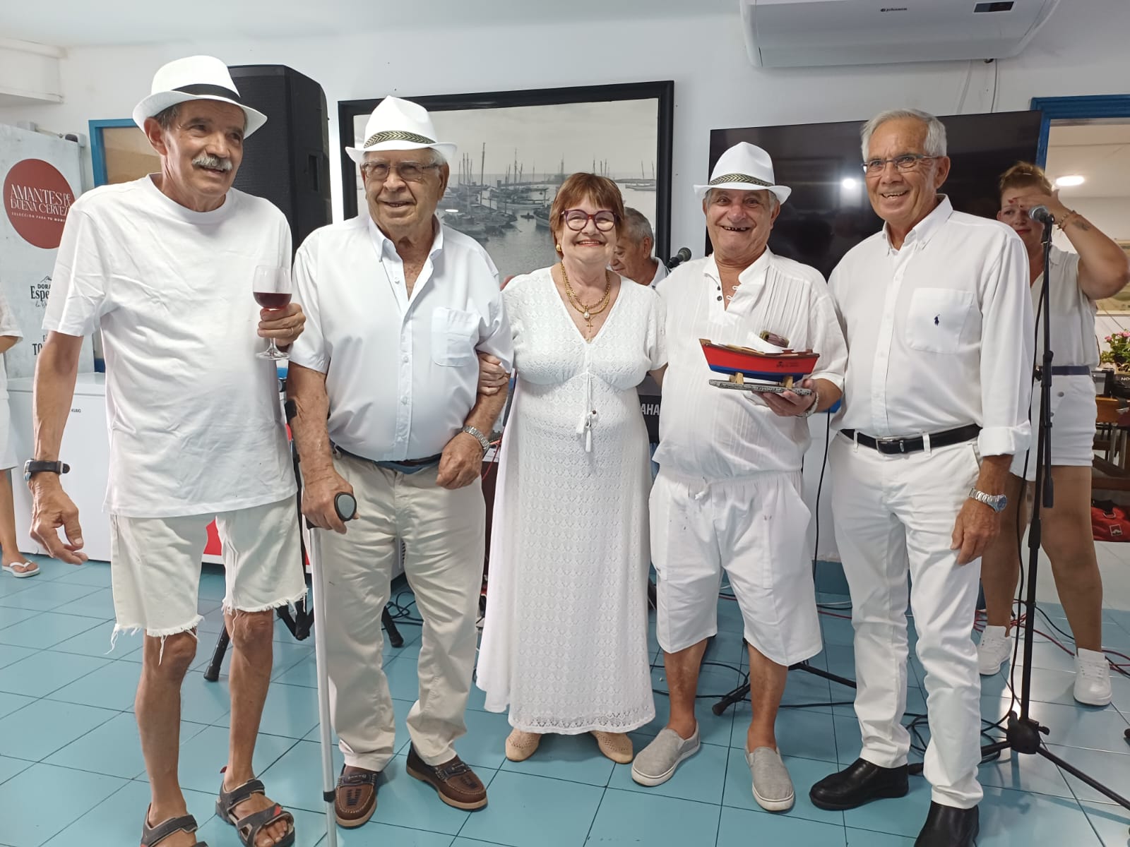 Tardeo en blanco de la Sociedad Casa del Miedo de Arrecife, 2025