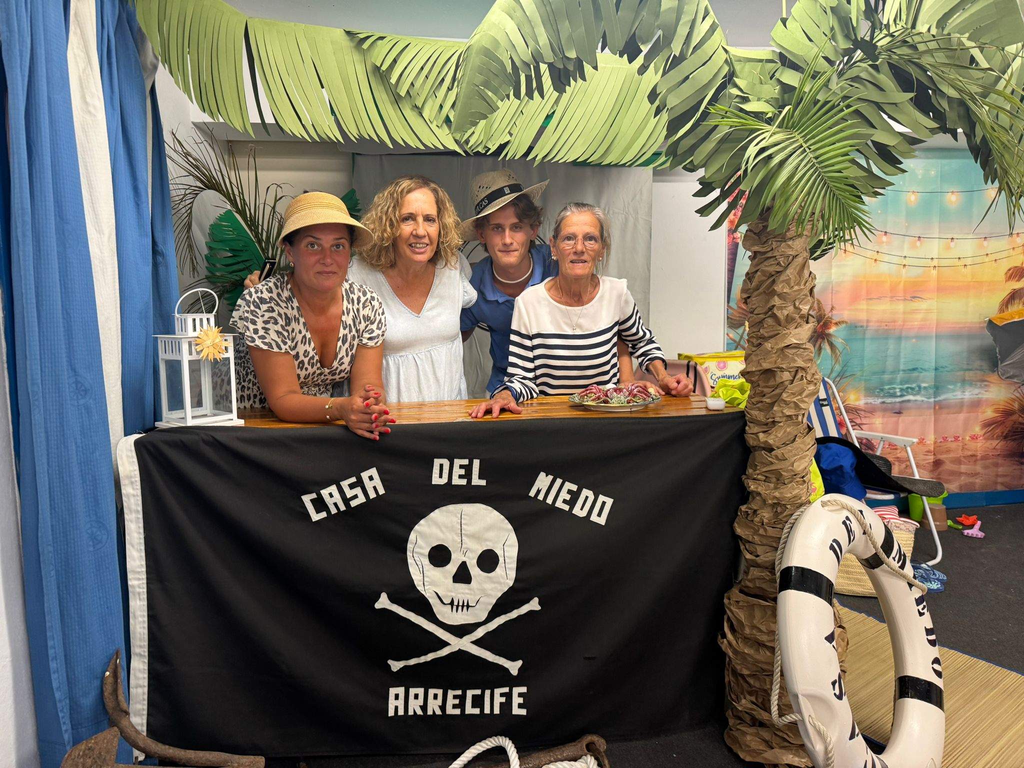 Tardeo en blanco de la Sociedad Casa del Miedo de Arrecife, 2025