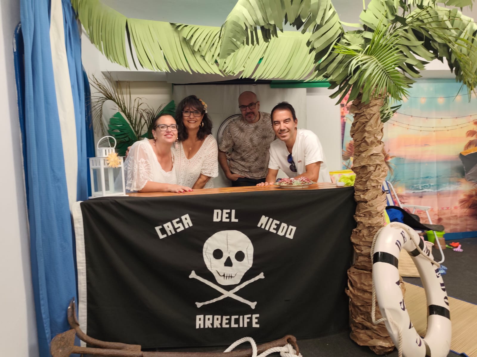 Tardeo en blanco de la Sociedad Casa del Miedo de Arrecife, 2025