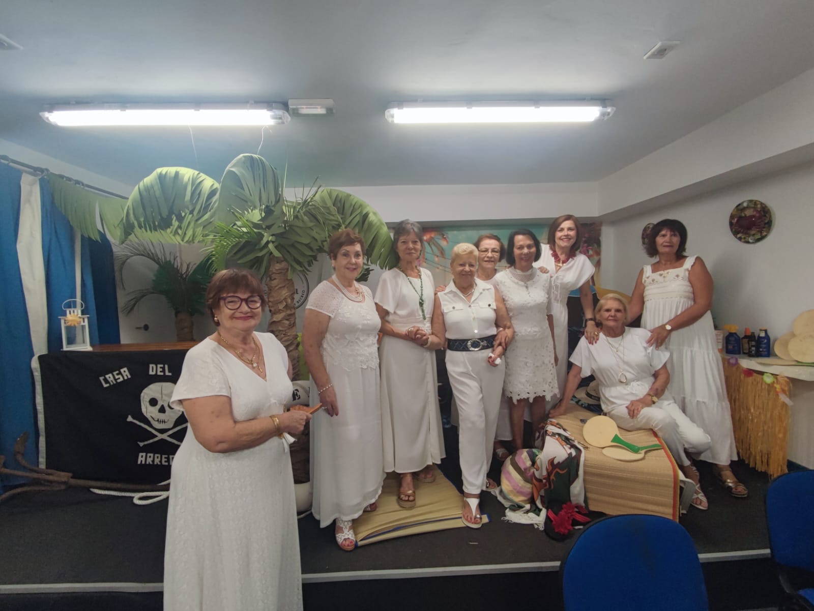 Tardeo en blanco de la Sociedad Casa del Miedo de Arrecife, 2025