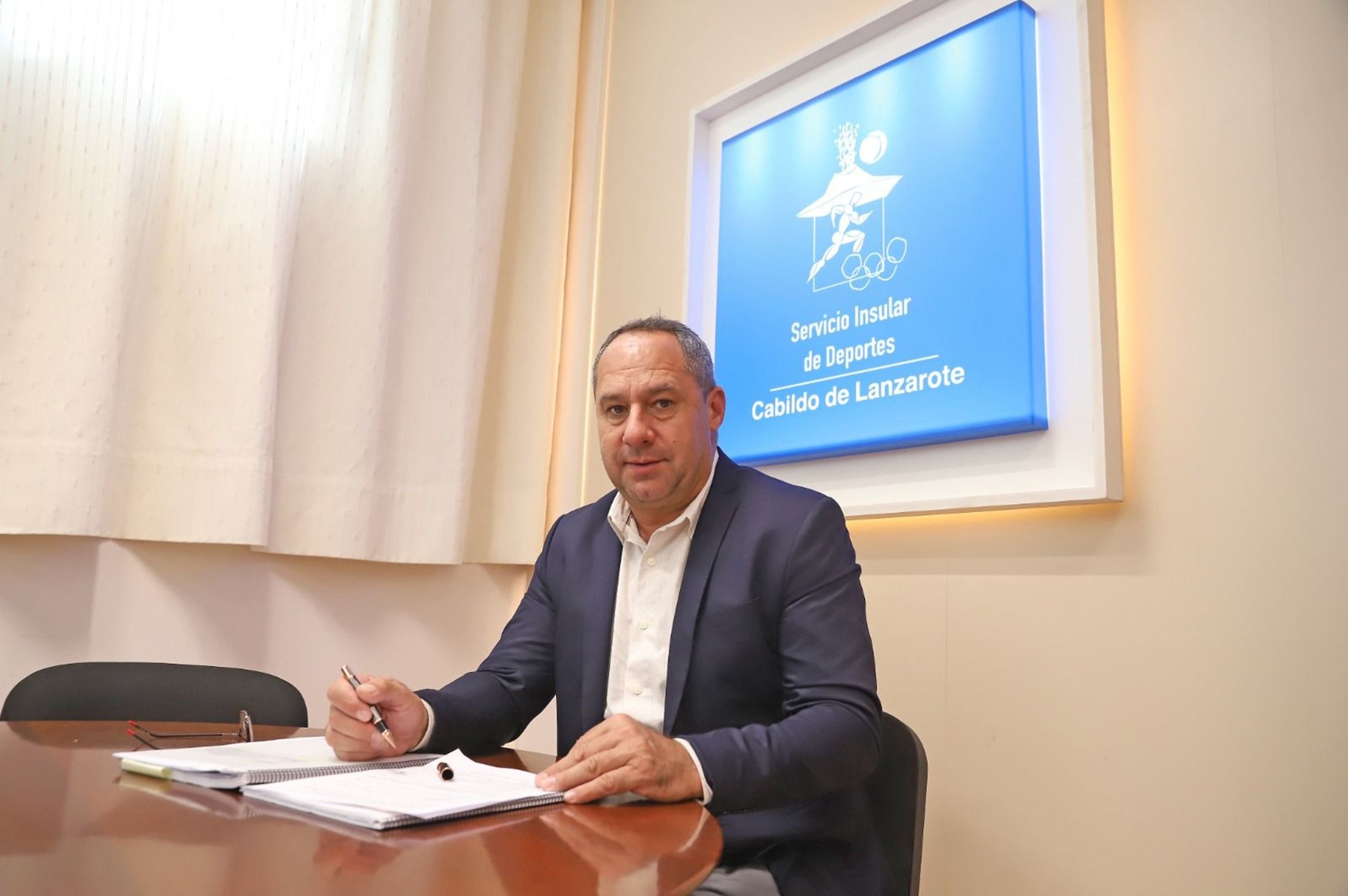 El consejero de Actividad Física y Deportes, Juan Monzón