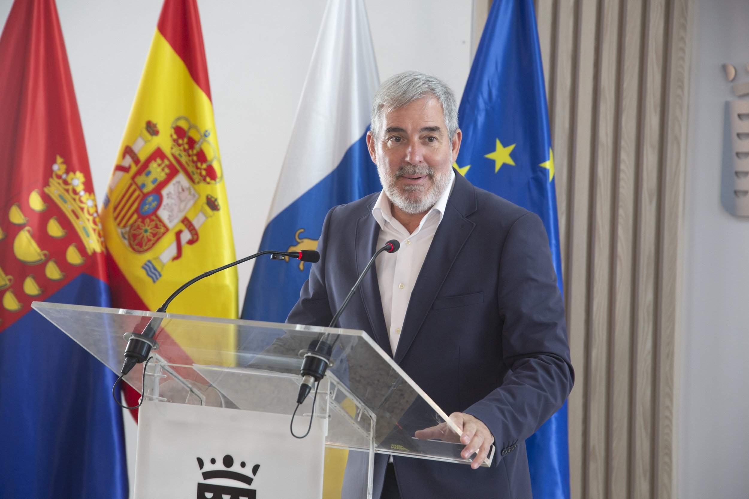 Fernando Clavijo en Lanzarote. Foto: Juan Mateos.
