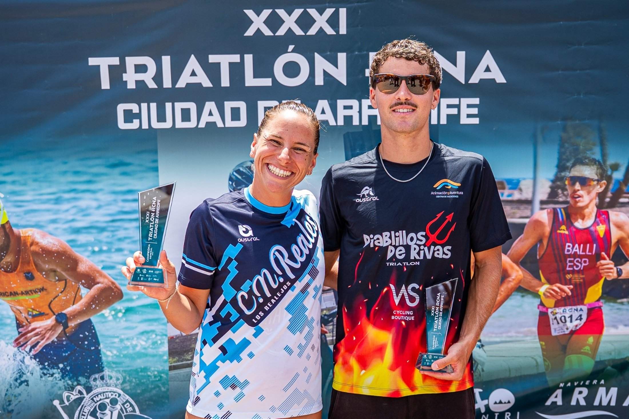 Raquel Arostegui y Saúl Escarabajal