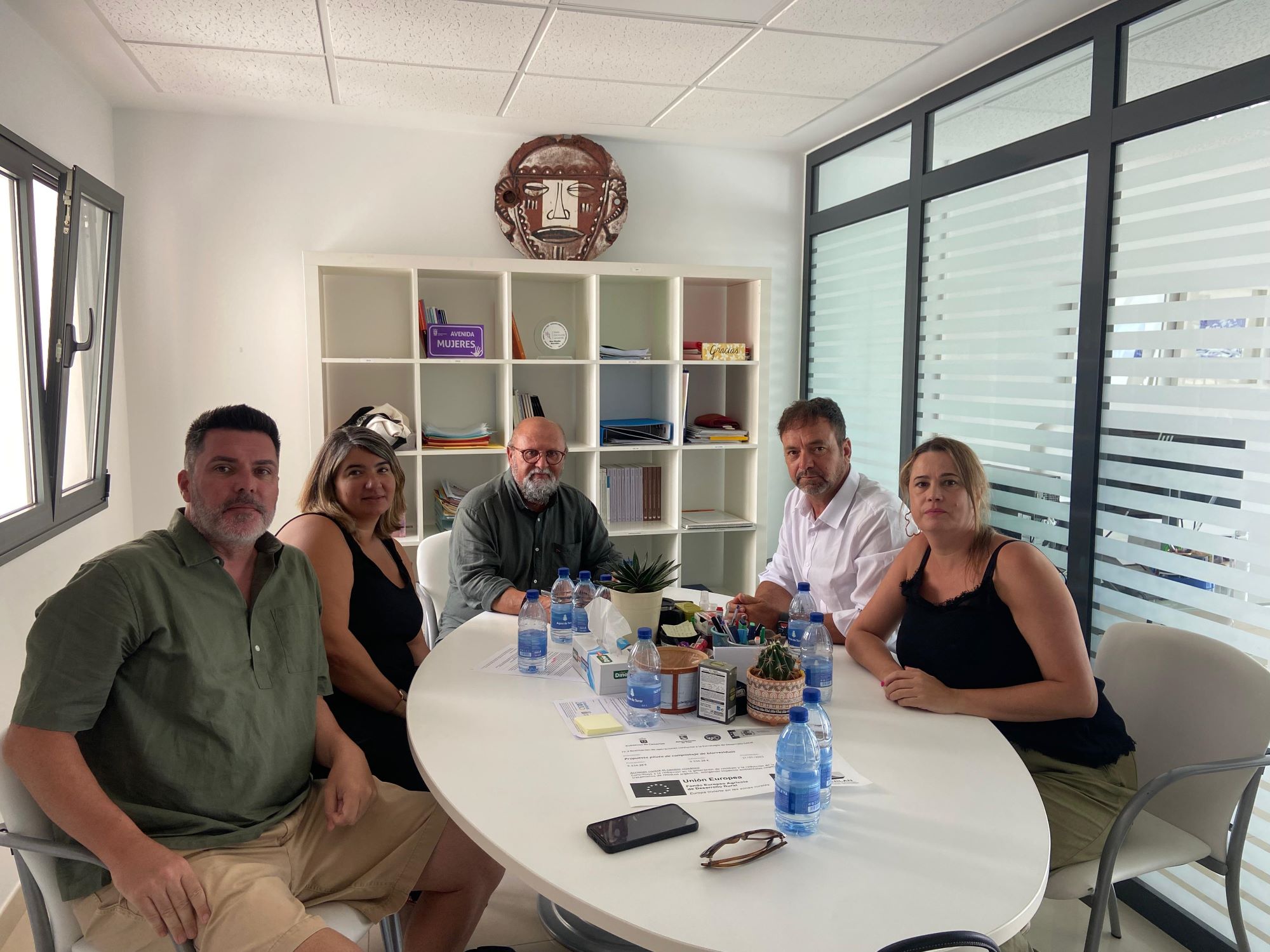 Reunión de NC con el concejal Nicolás Saavedra del Ayuntamiento de Tías 