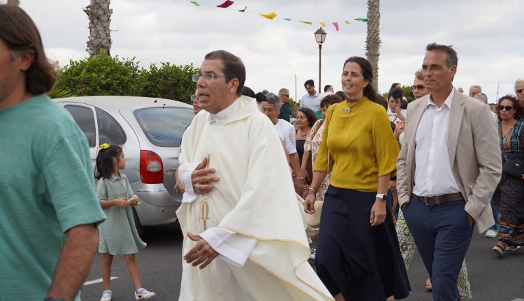 Misa y procesión en Órzola Misa y procesión en Órzola