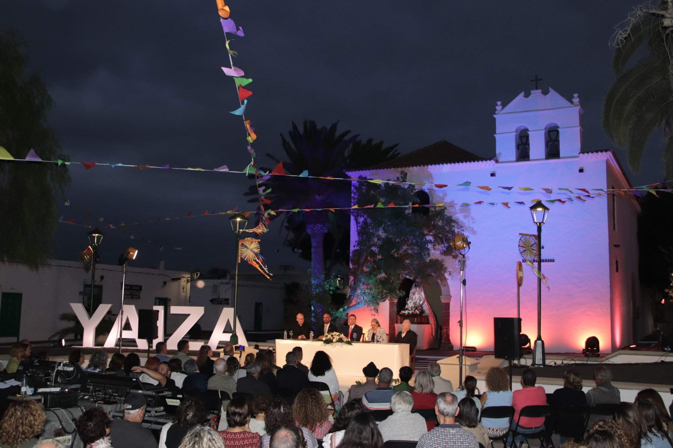 Pregón de las fiestas de Yaiza de 2025. Fotos: Ayuntamiento de Yaiza.