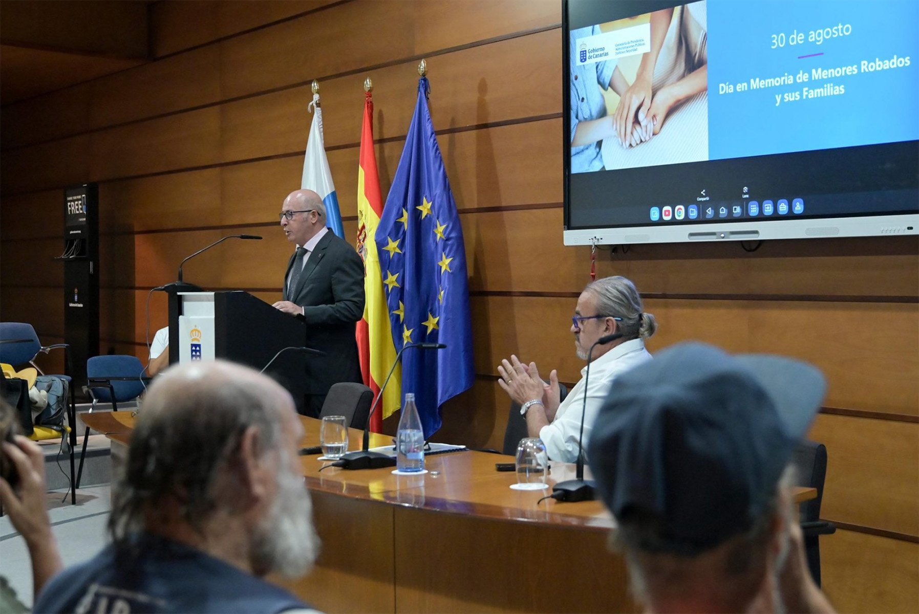 viceconsejero de Justicia y Seguridad, Cesáreo Rodríguez