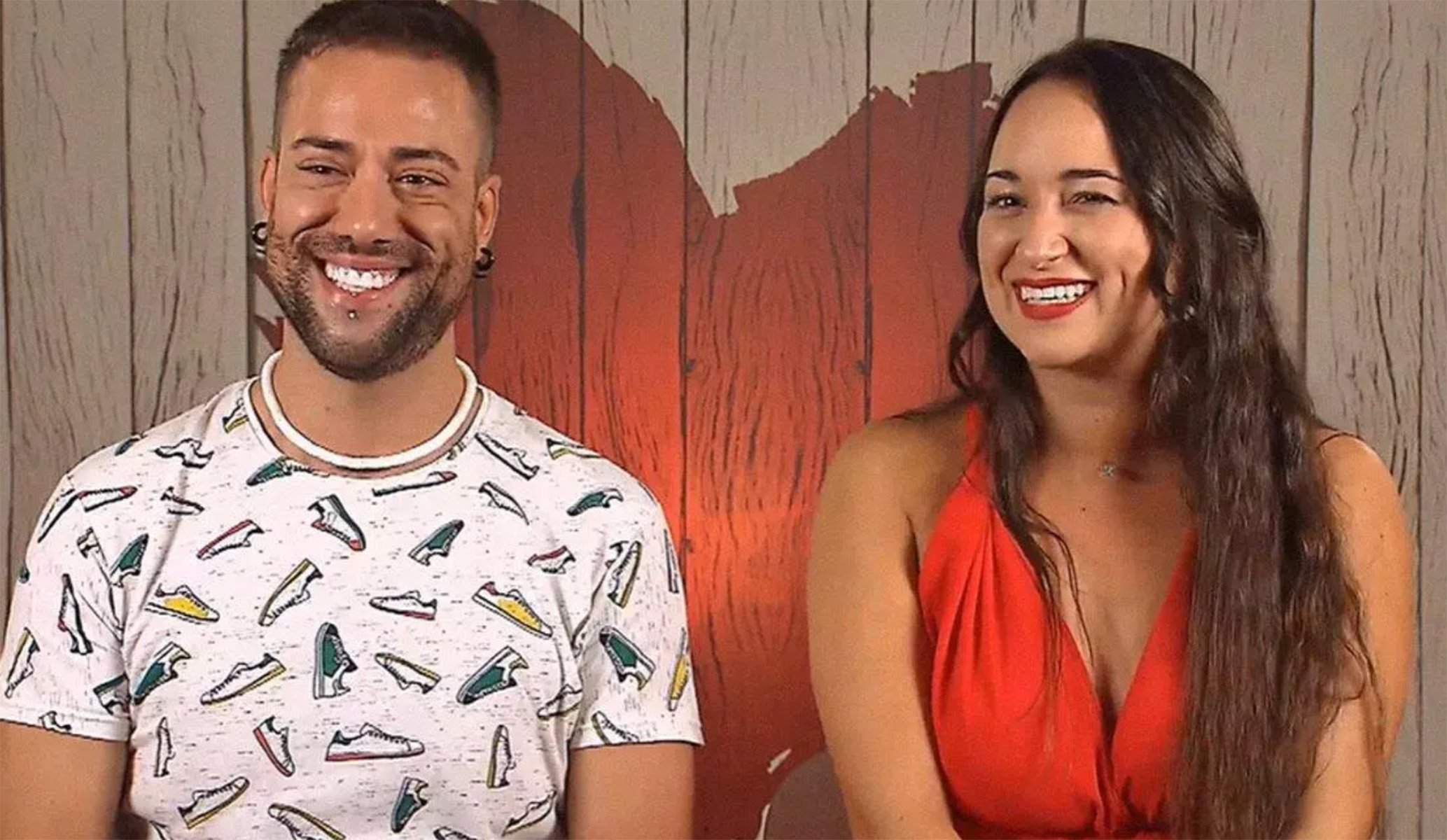 Óscar y Ana en 'First Dates'. Foto: Cuatro.