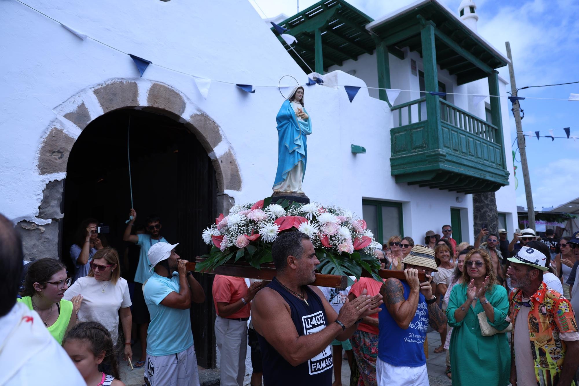 Procesión del Sagrado Corazón de María en Famara, 2025 Procesión del Sagrado Corazón de María en Famara, 2025