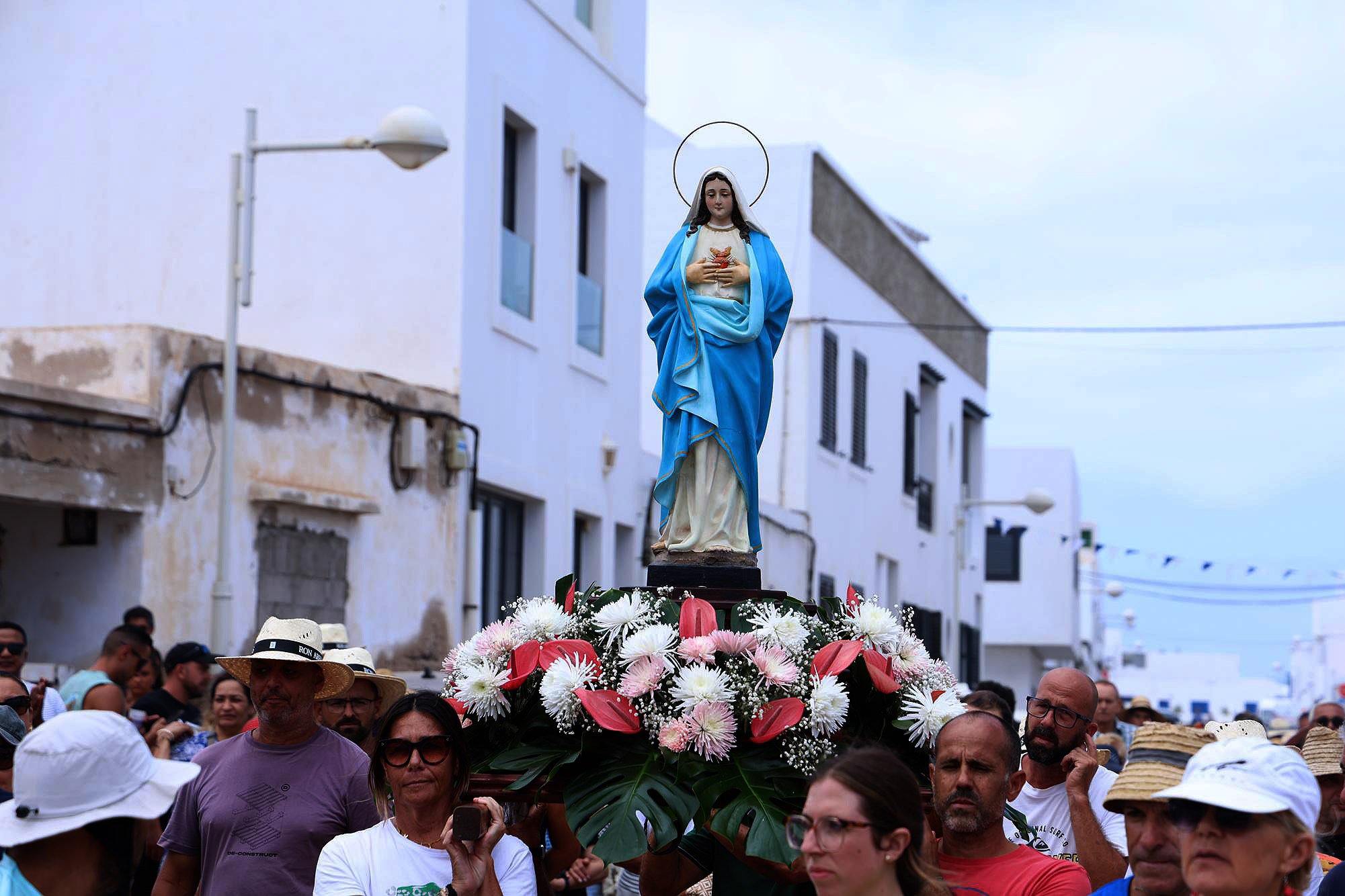 Procesión del Sagrado Corazón de María en Famara, 2025 Procesión del Sagrado Corazón de María en Famara, 2025