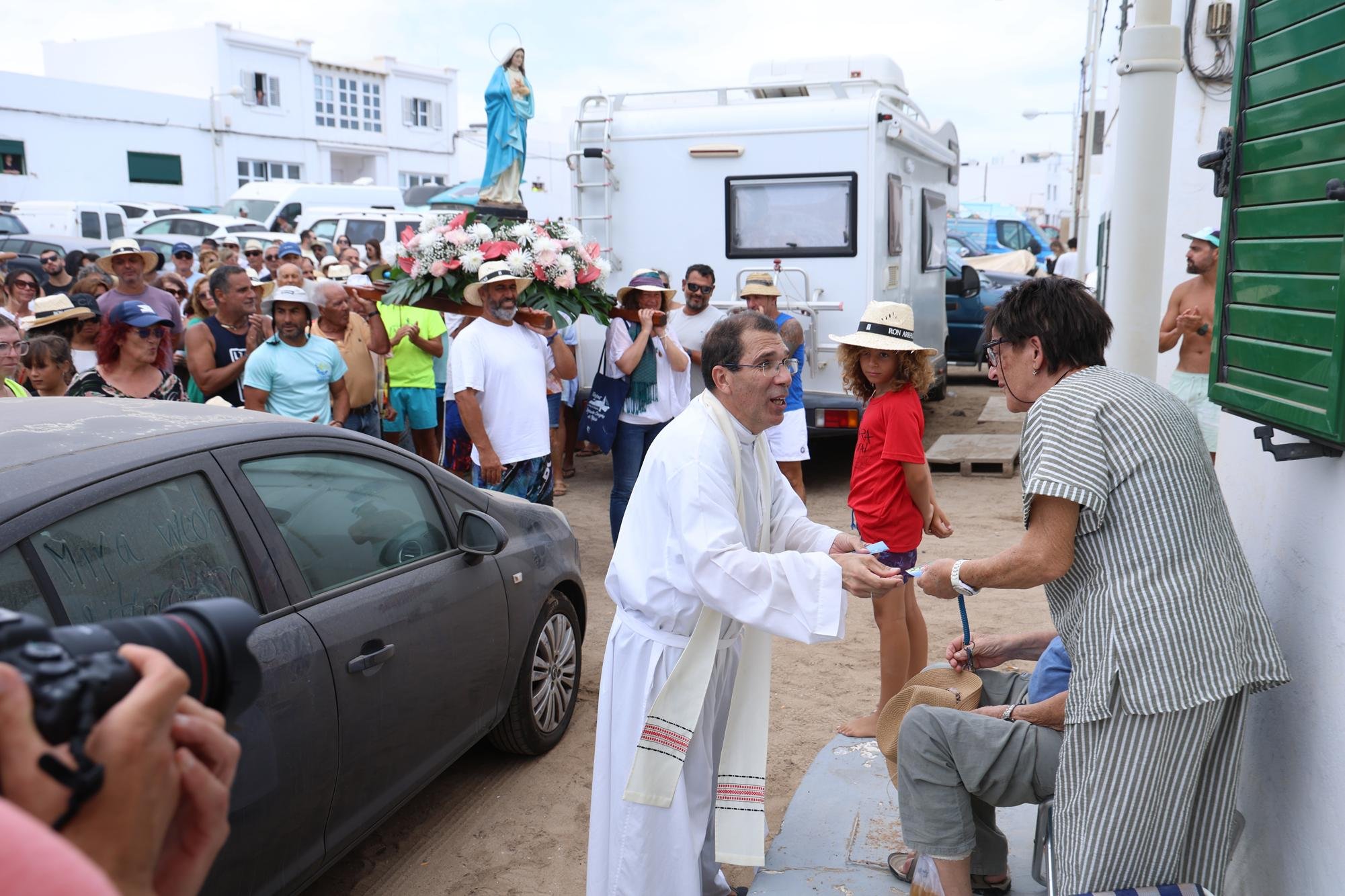 Procesión del Sagrado Corazón de María en Famara, 2025 Procesión del Sagrado Corazón de María en Famara, 2025
