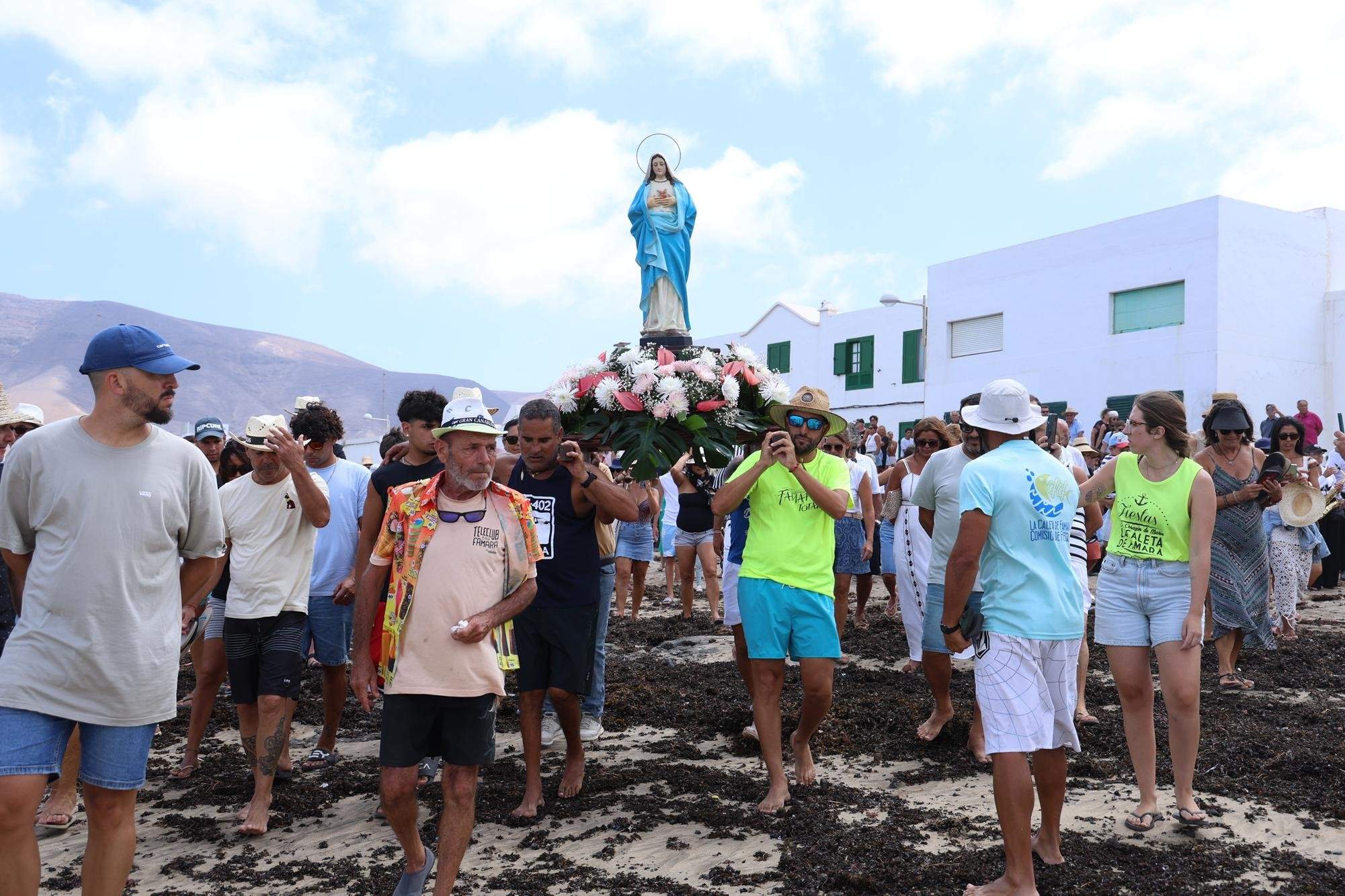 Procesión del Sagrado Corazón de María en Famara, 2025 Procesión del Sagrado Corazón de María en Famara, 2025