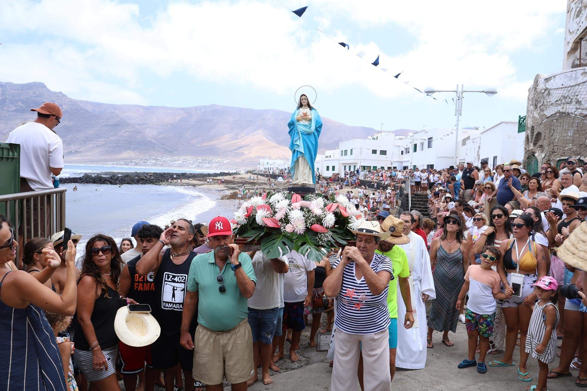 Procesión del Sagrado Corazón de María en Famara, 2025 Procesión del Sagrado Corazón de María en Famara, 2025
