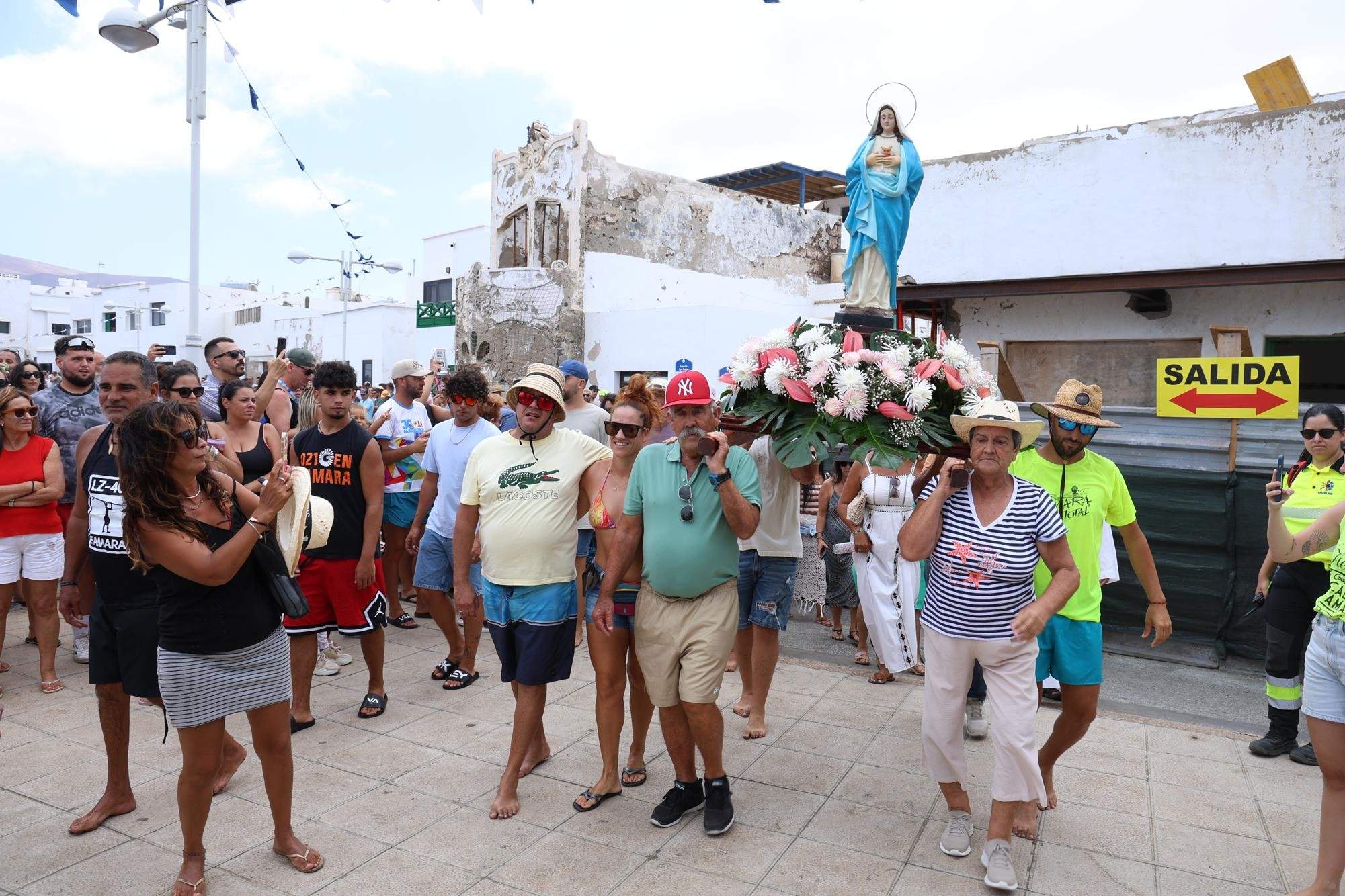 Procesión del Sagrado Corazón de María en Famara, 2025 Procesión del Sagrado Corazón de María en Famara, 2025
