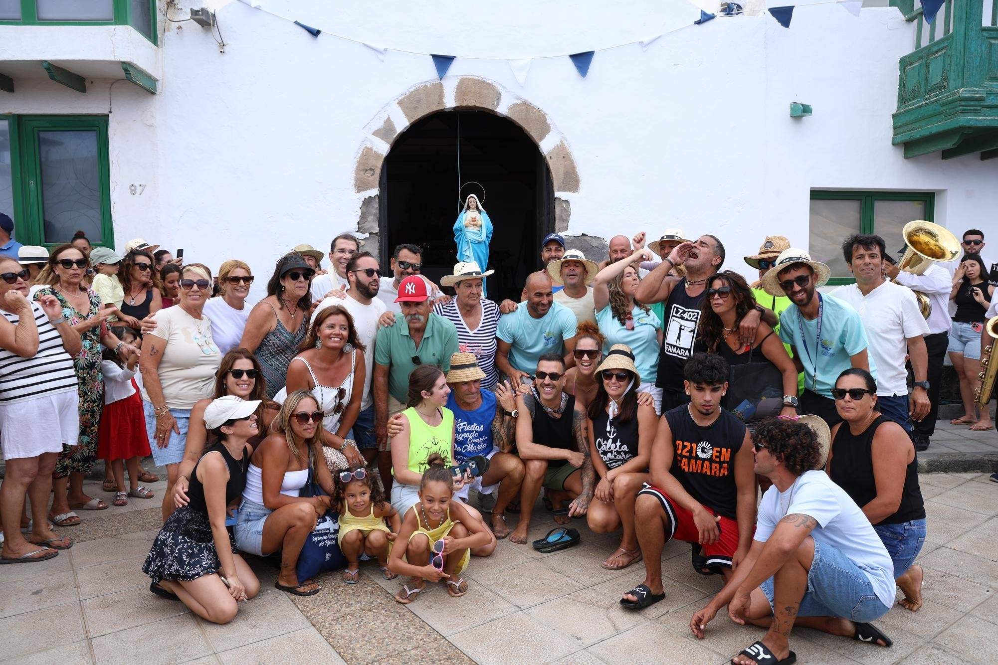 Procesión del Sagrado Corazón de María en Famara, 2025 Procesión del Sagrado Corazón de María en Famara, 2025