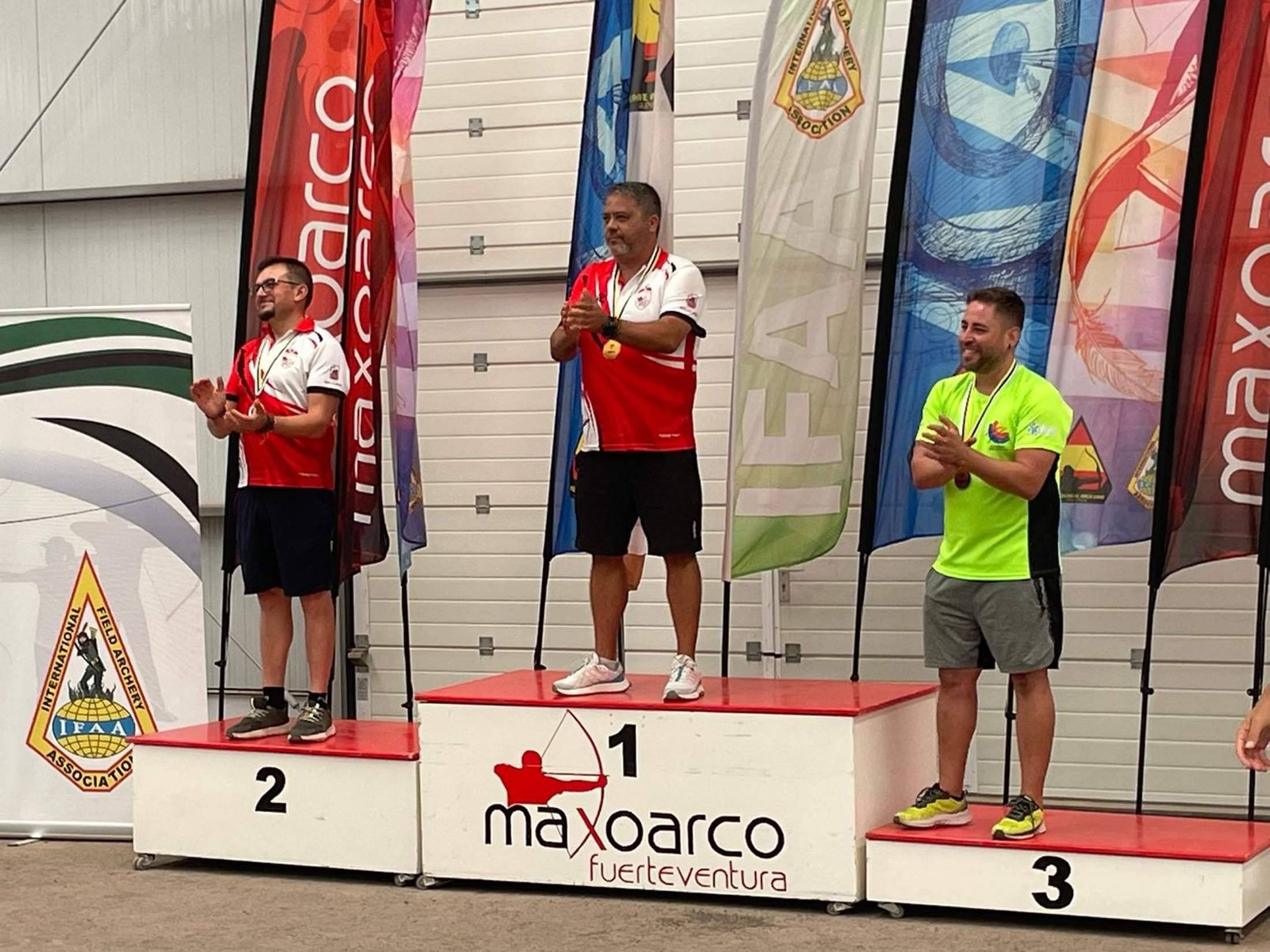 Podio del Campeonato de Canarias Indoor AAL IFAA 2025