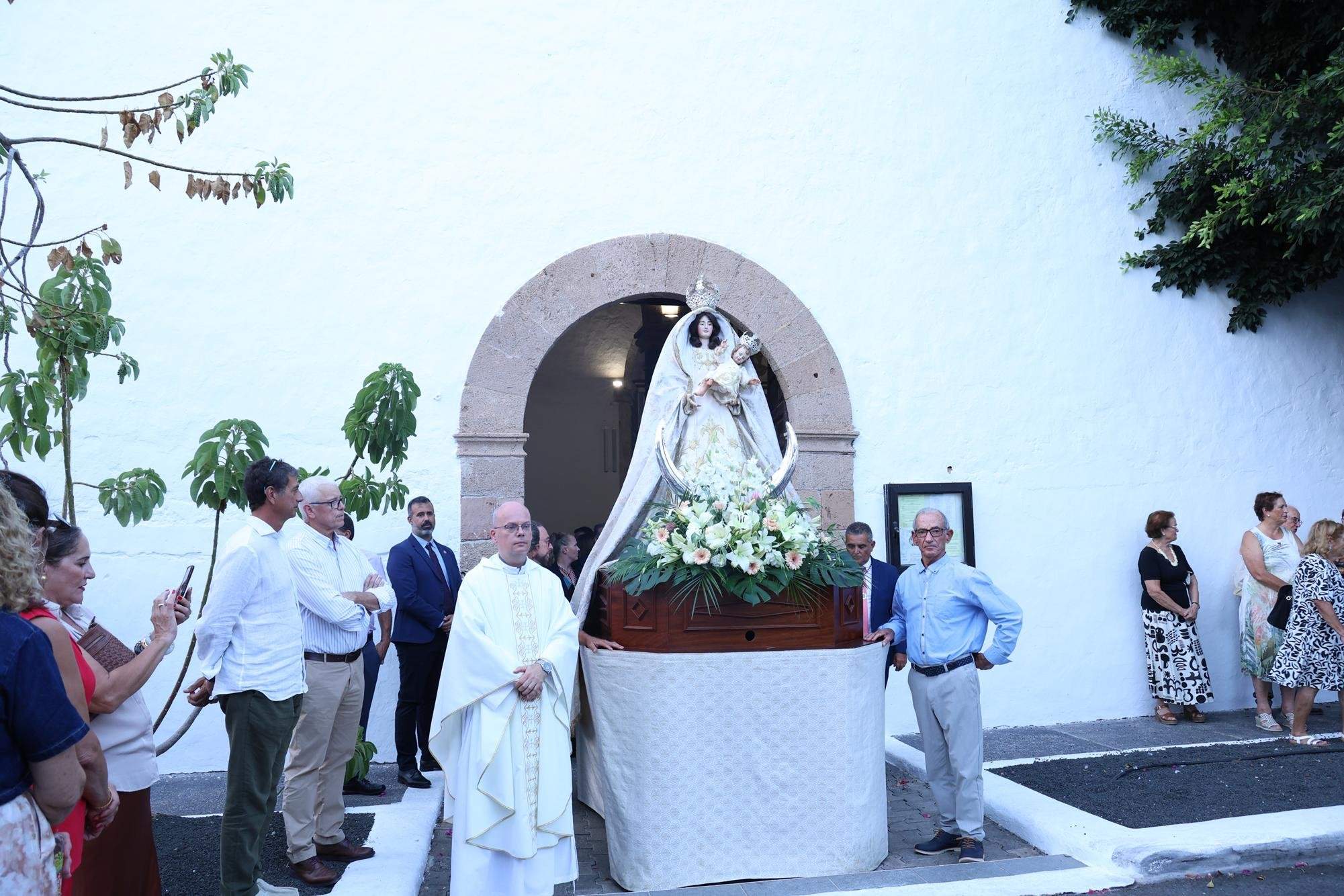 Procesión en honor a la Virgen de Los Remedios. Foto: La Voz