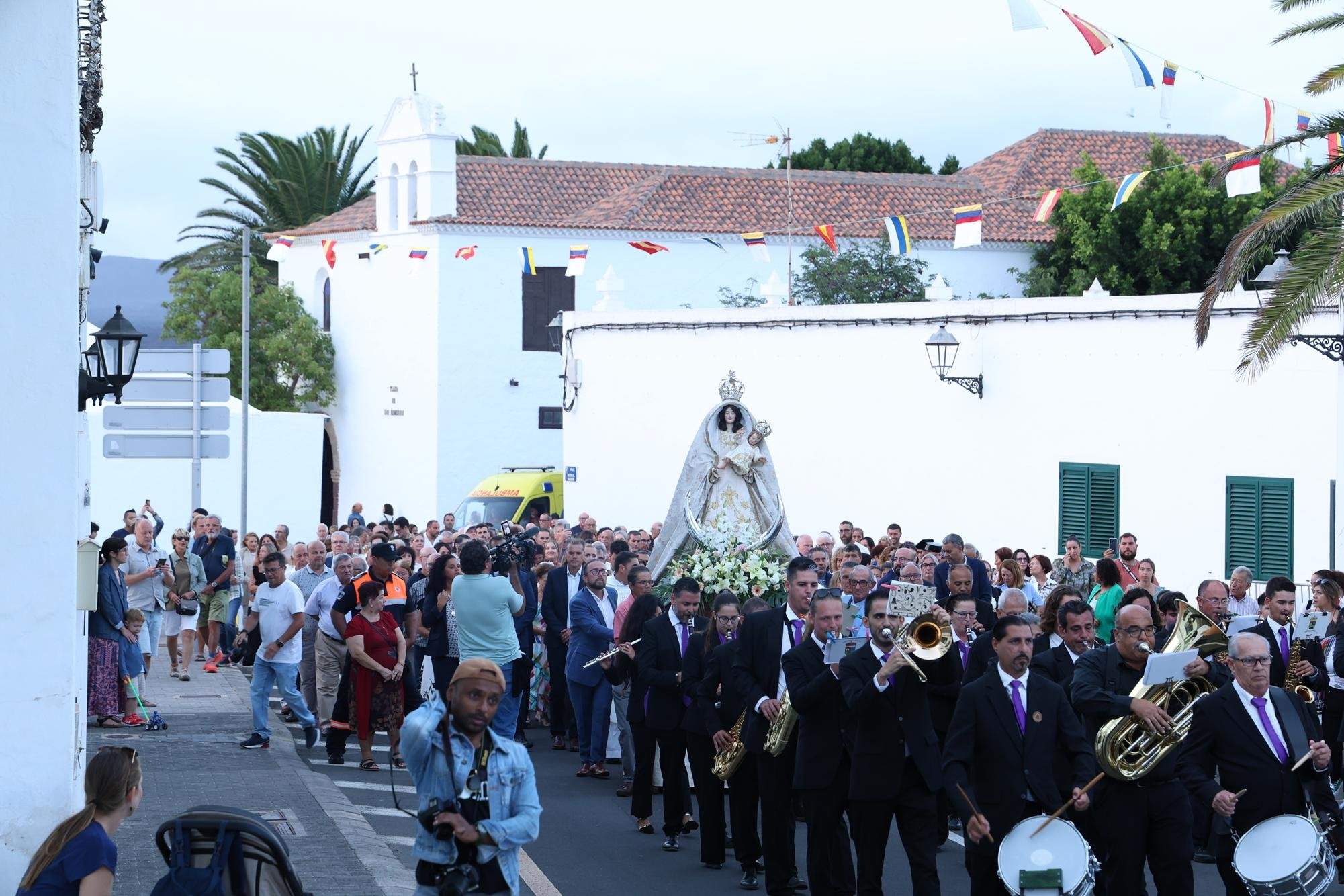 Procesión en honor a la Virgen de Los Remedios. Foto: La Voz