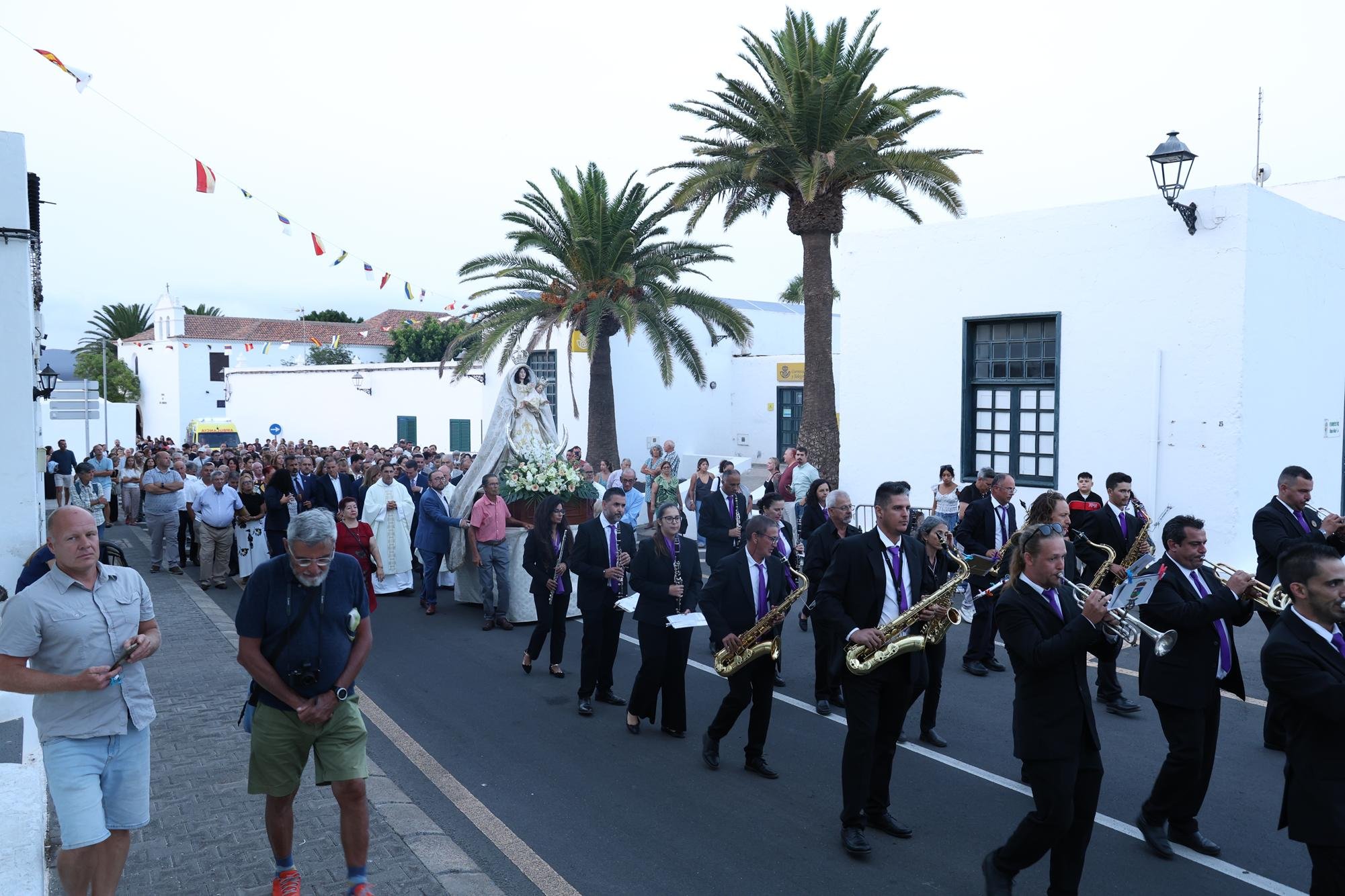 Procesión en honor a la Virgen de Los Remedios. Foto: La Voz