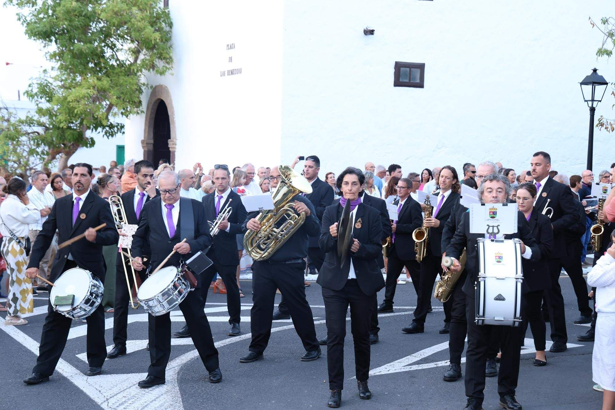 Procesión en honor a la Virgen de Los Remedios. Foto: La Voz