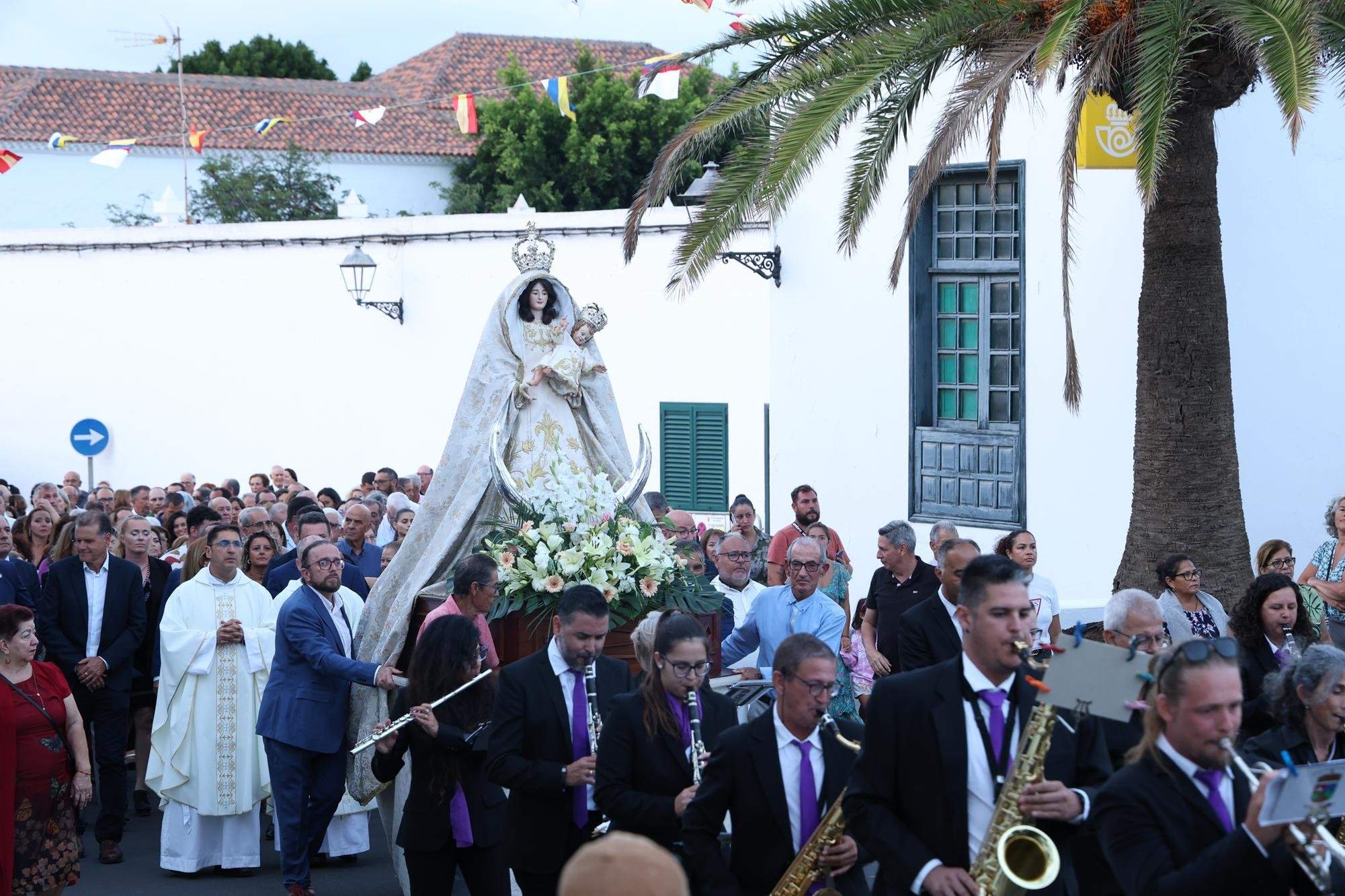 Procesión en honor a la Virgen de Los Remedios. Foto: La Voz