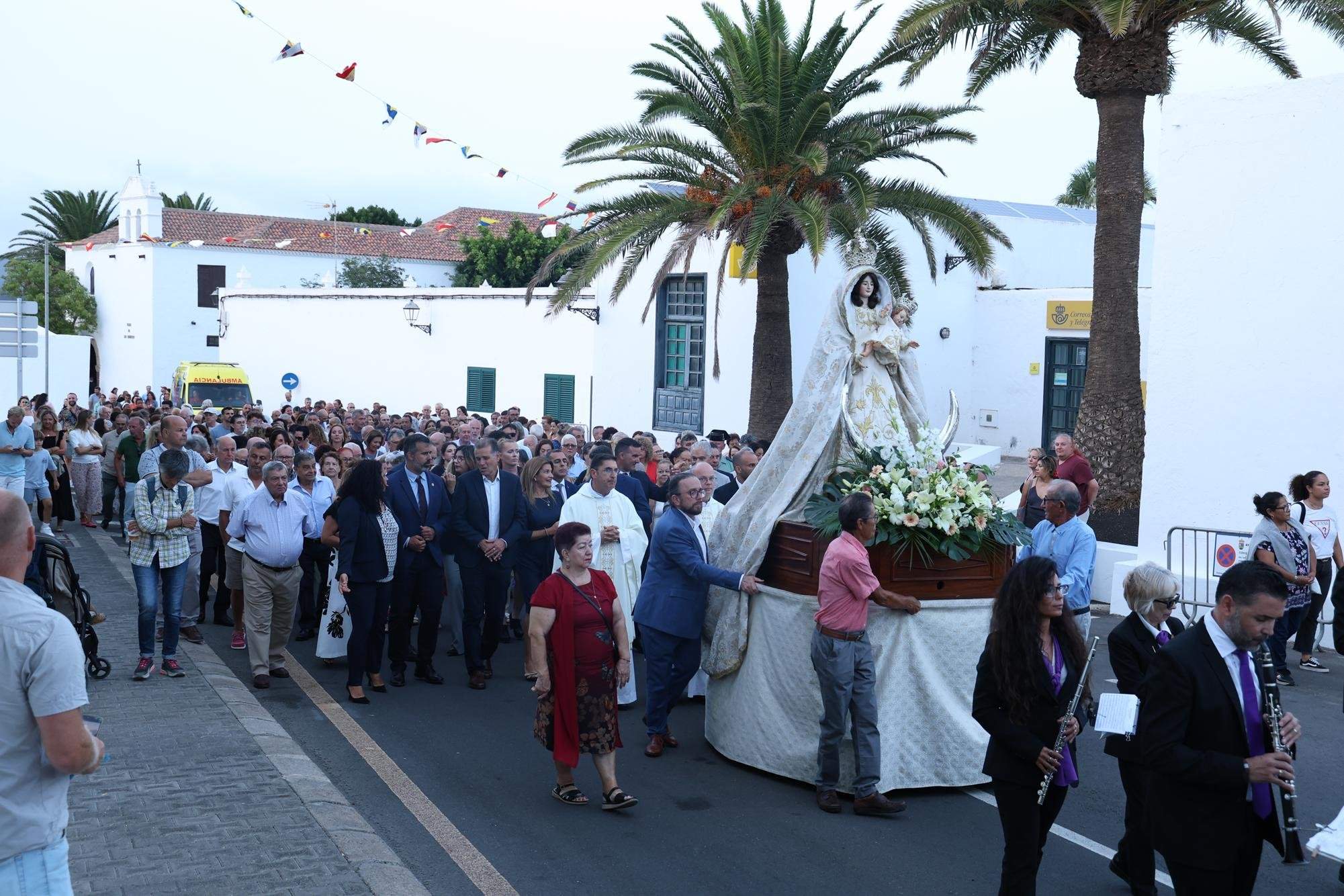 Procesión en honor a la Virgen de Los Remedios. Foto: La Voz