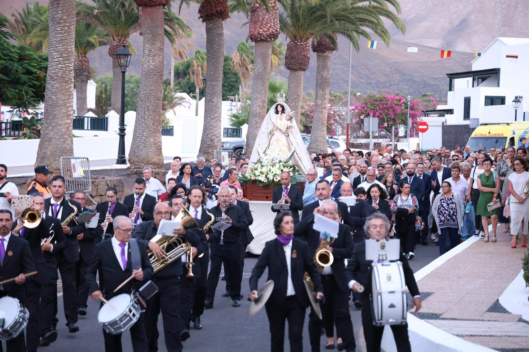 Procesión en honor a la Virgen de Los Remedios. Foto: La Voz