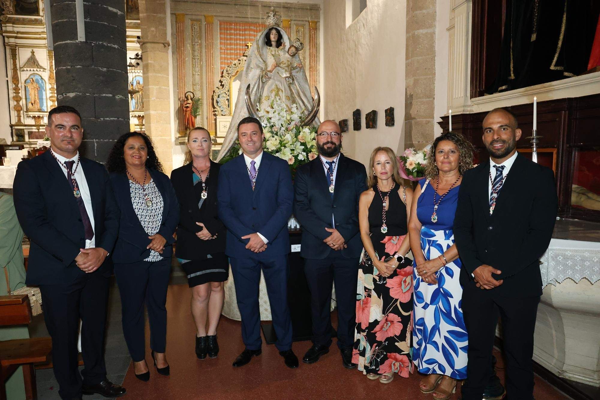 Procesión en honor a la Virgen de Los Remedios. Foto: La Voz