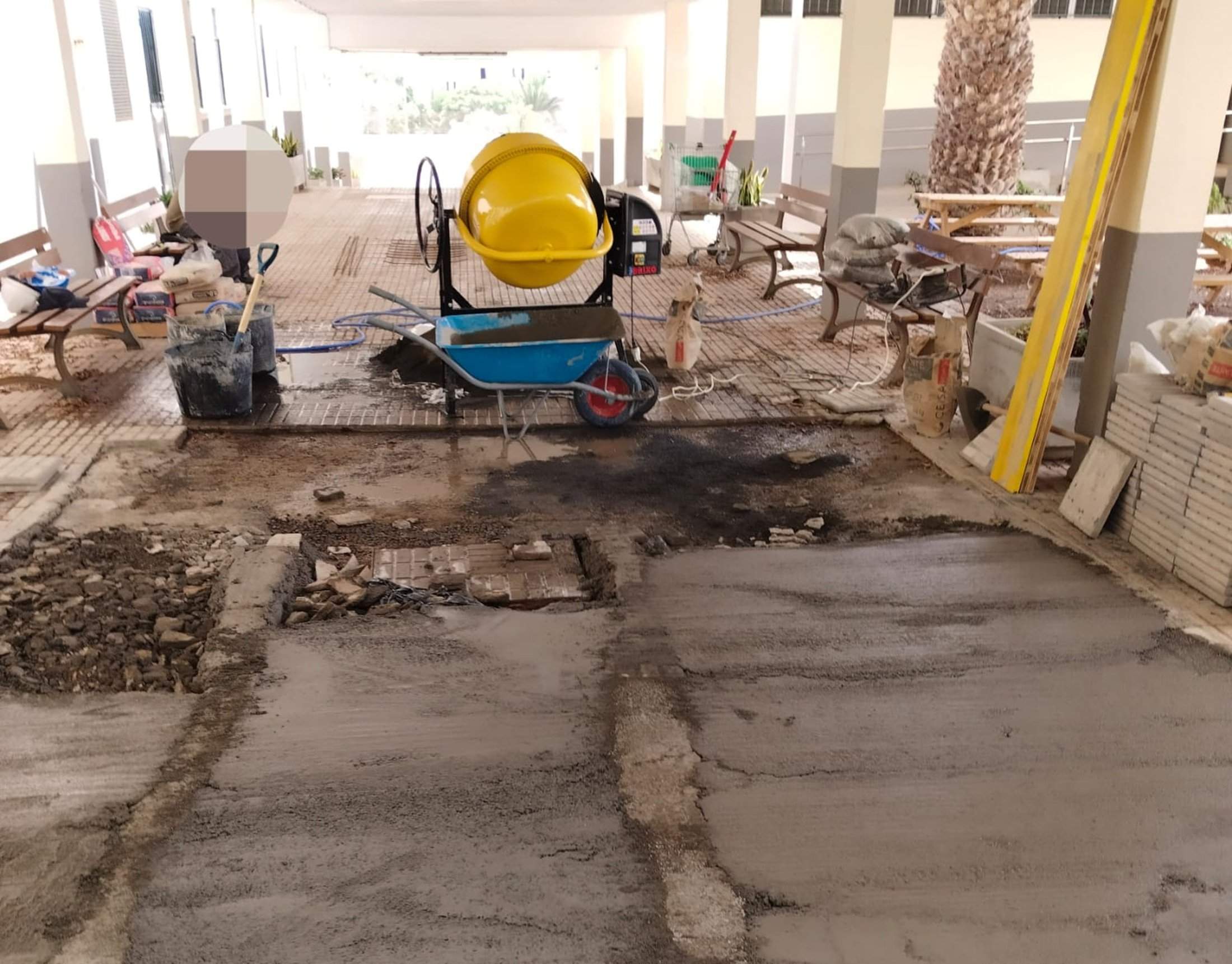 Obras en el IES Cesar Manrique