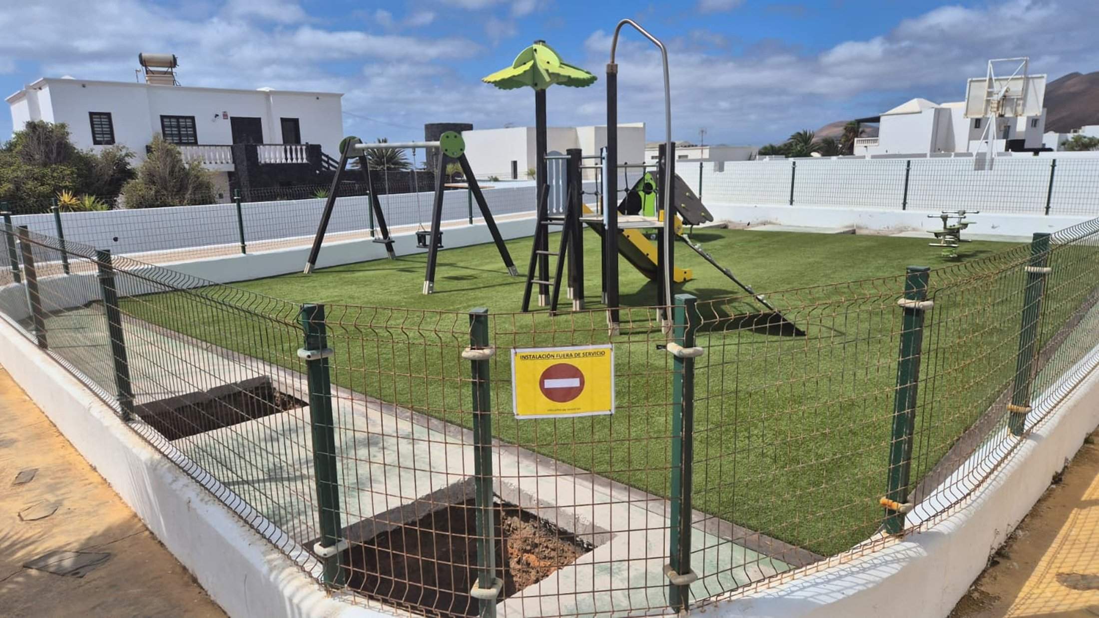 Parque infantil en Conil