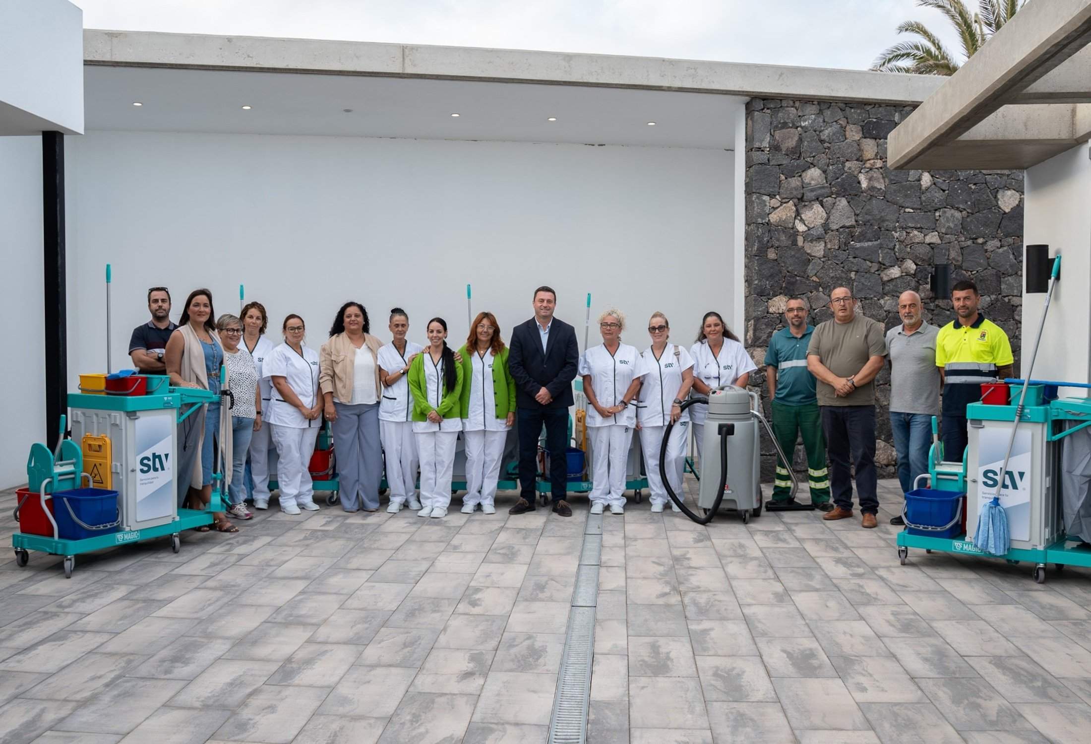 Trabajadores de STV Gestión S.L en Yaiza