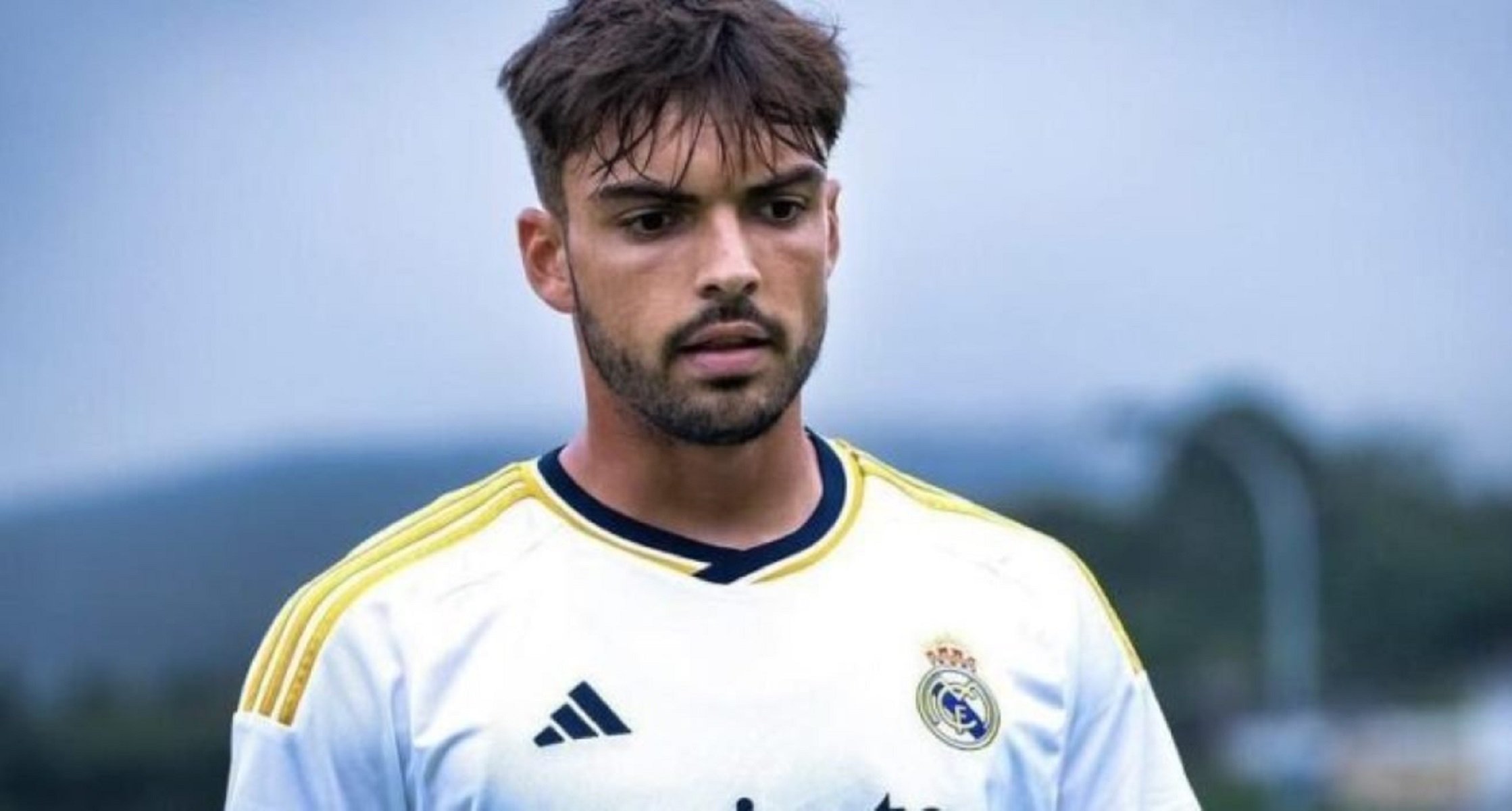 El jugador del Real Madrid Raúl Asencio.