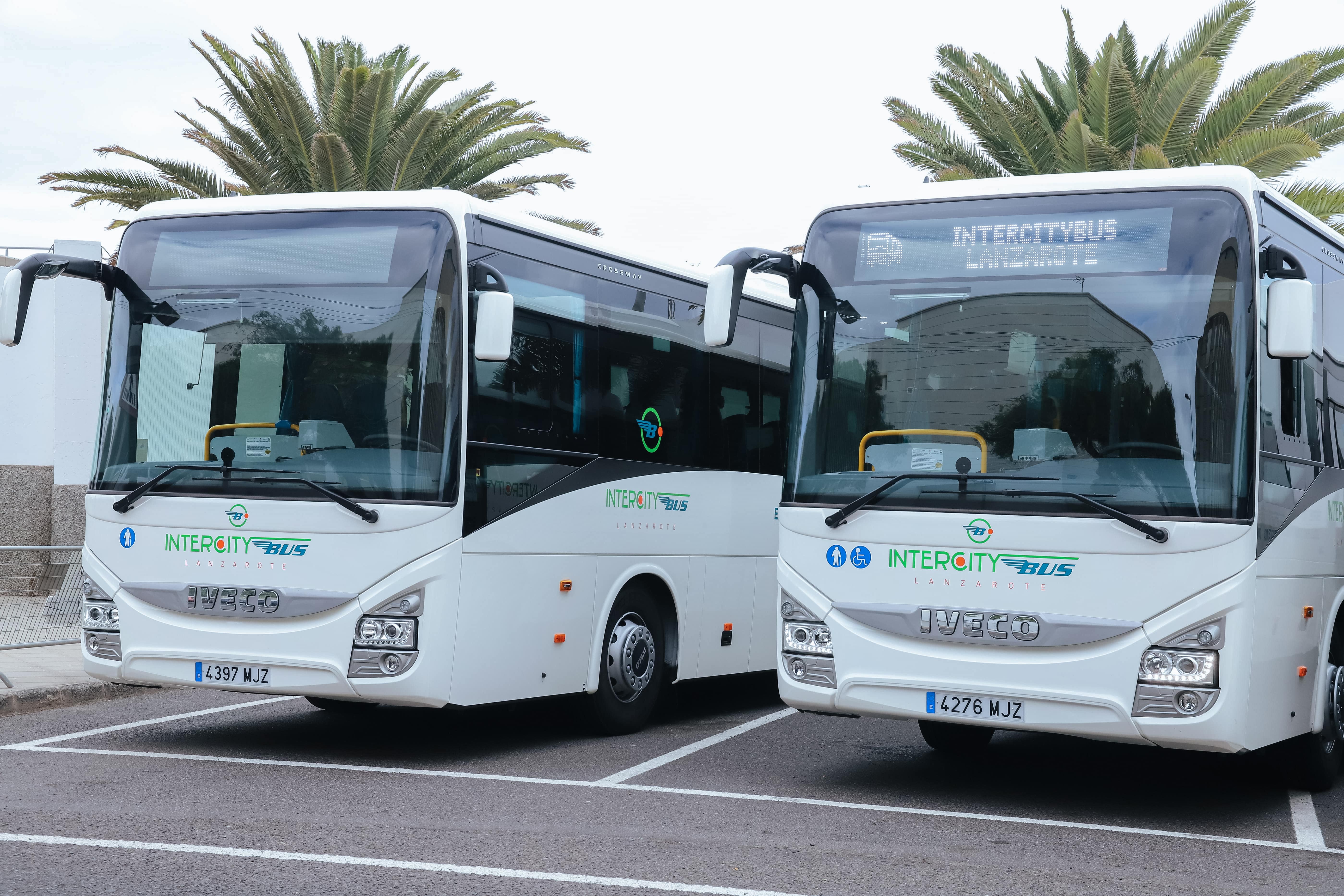 Nuevas guaguas de transportes interurbanos.